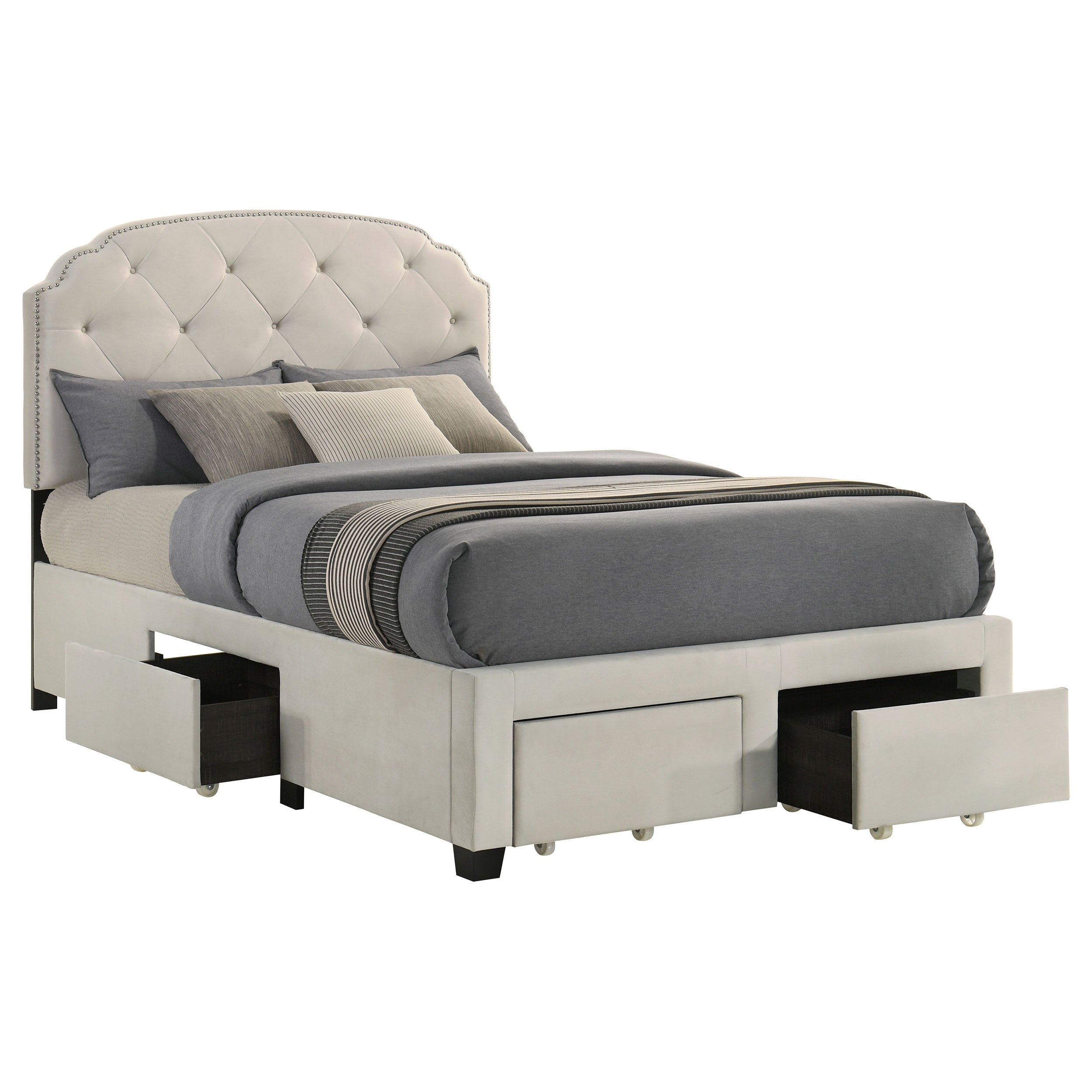 Marianna Panel Platform Storage Bed - Ideal Furniture (Fresno,CA)