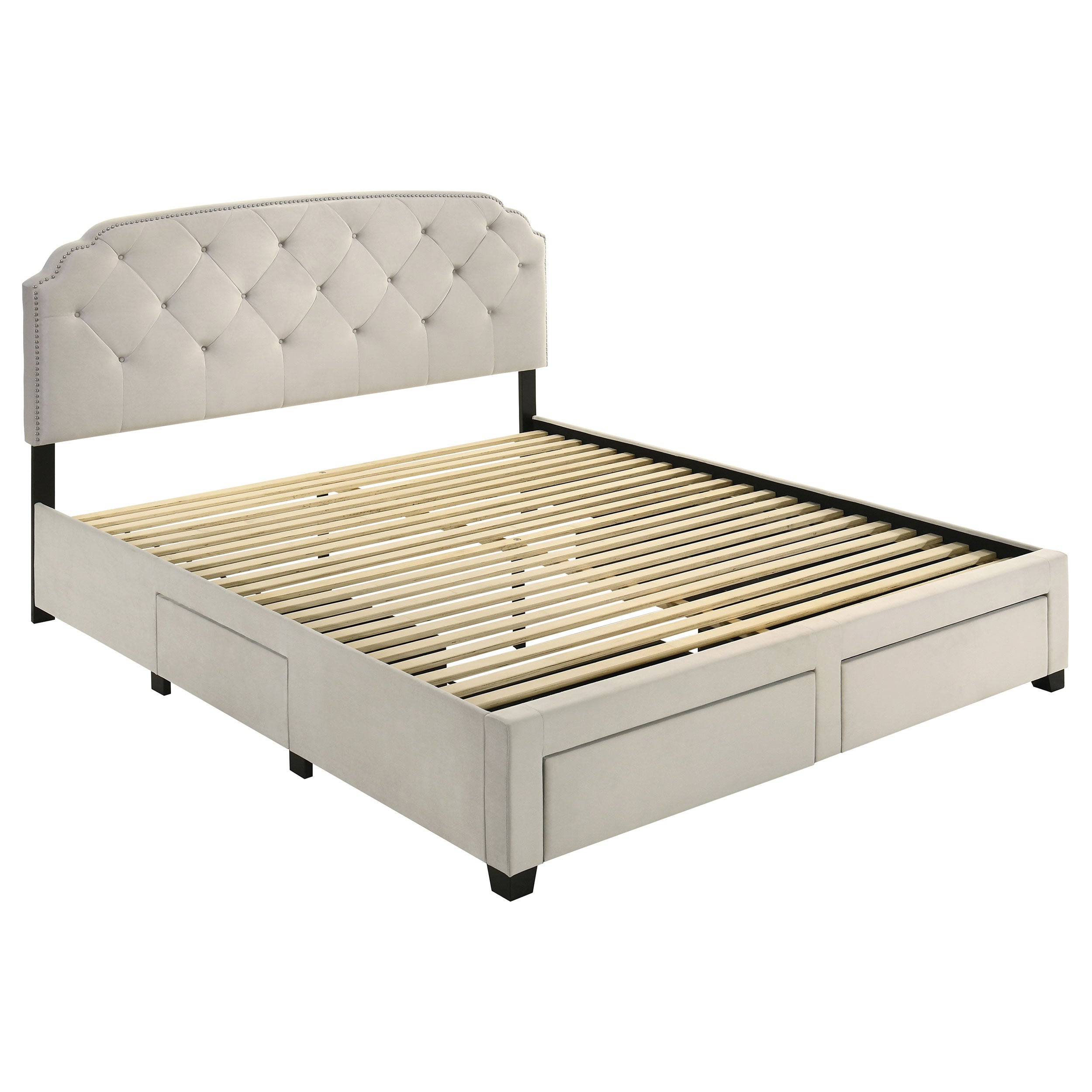 Marianna Panel Platform Storage Bed - Ideal Furniture (Fresno,CA)