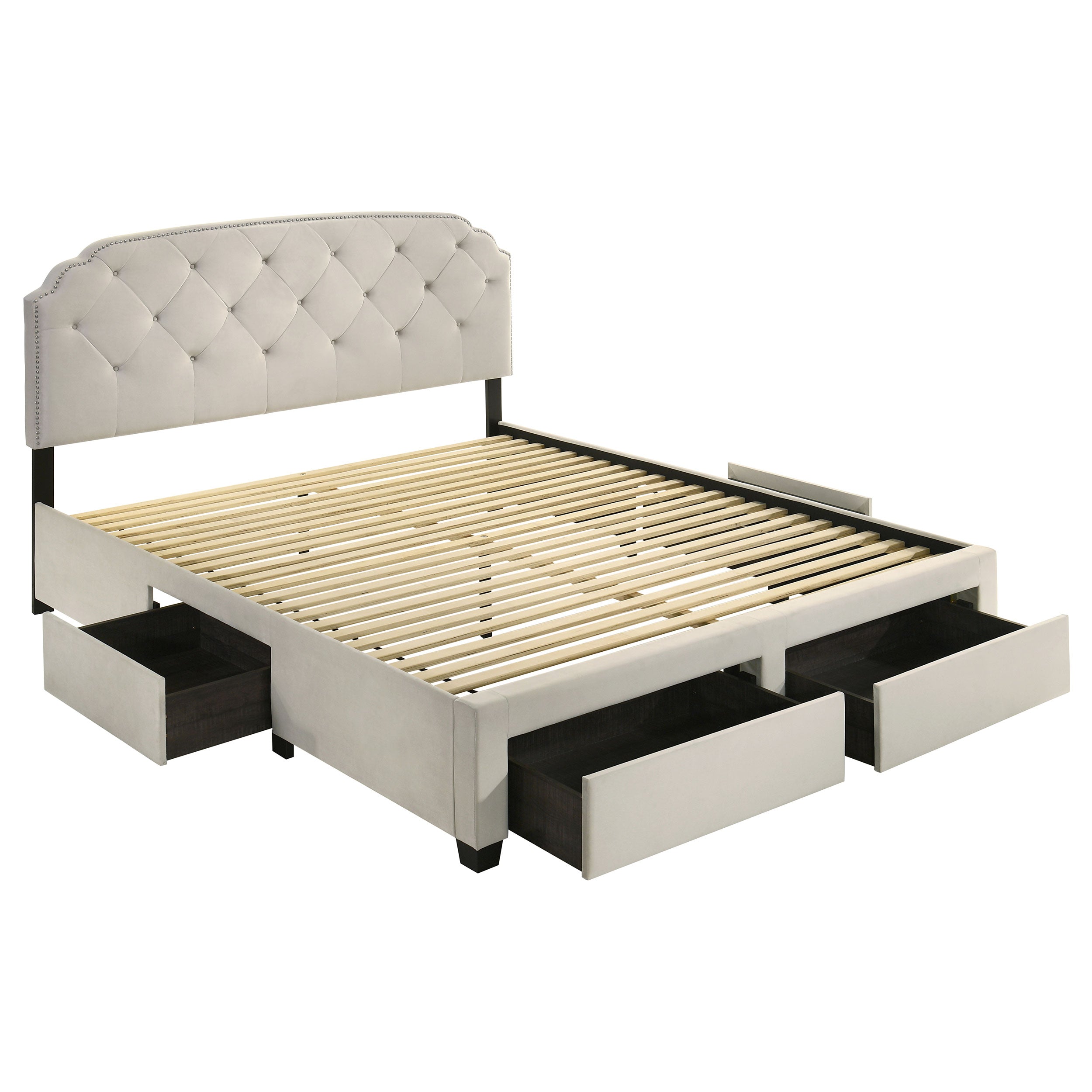 Marianna Panel Platform Storage Bed - Ideal Furniture (Fresno,CA)