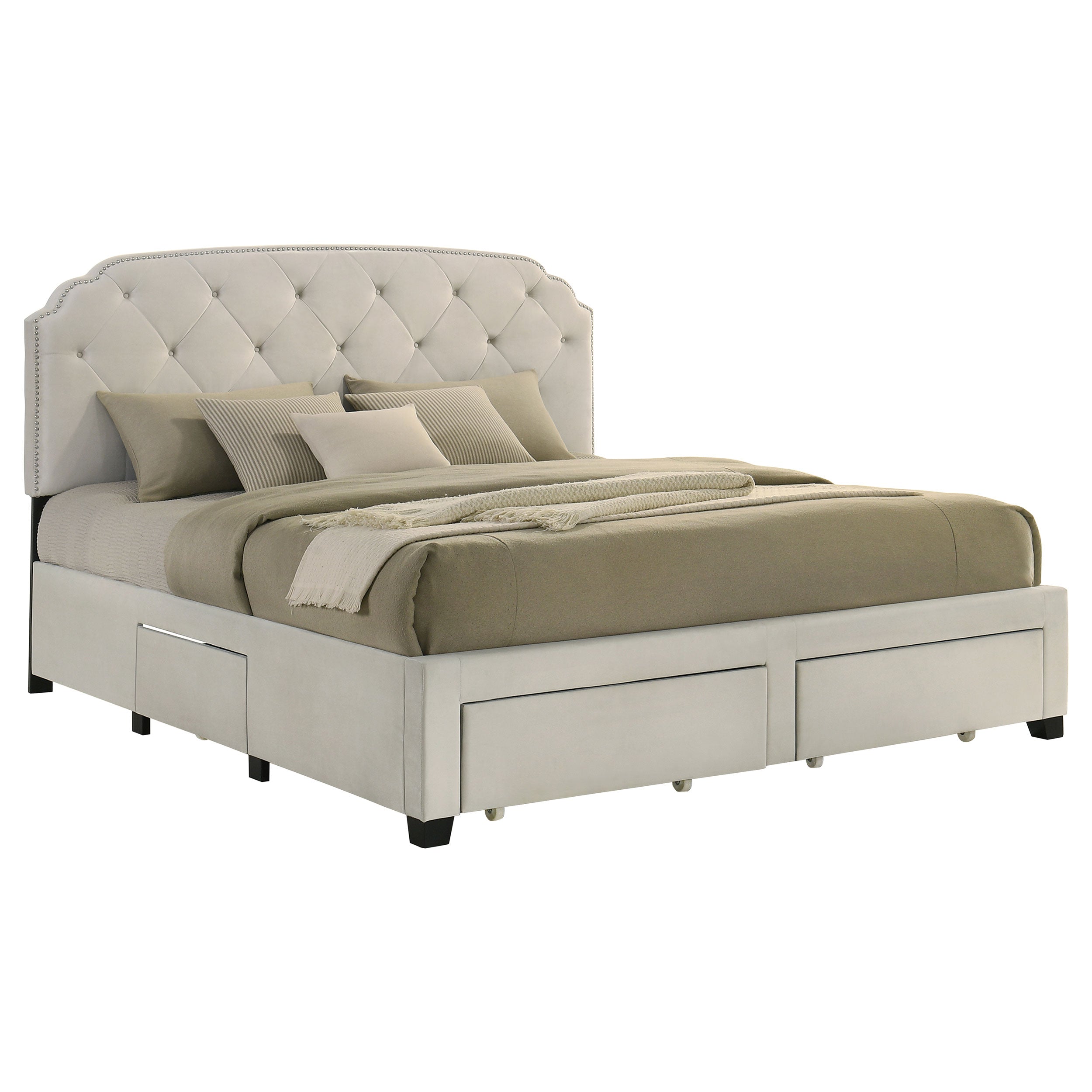 Marianna Panel Platform Storage Bed - Ideal Furniture (Fresno,CA)