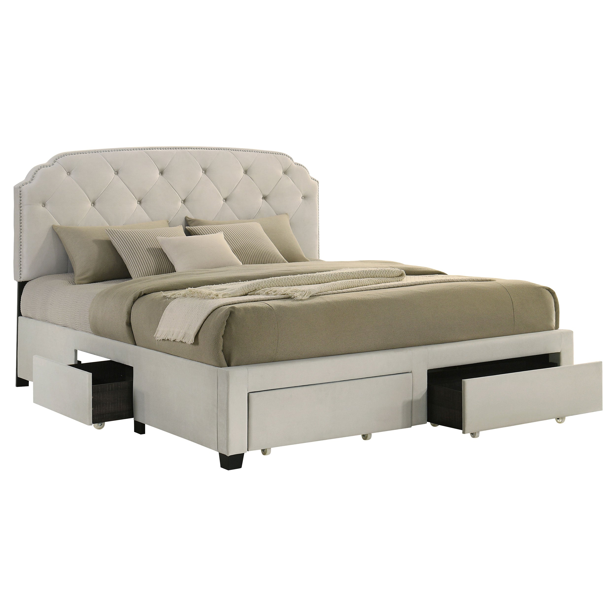 Marianna Panel Platform Storage Bed - Ideal Furniture (Fresno,CA)
