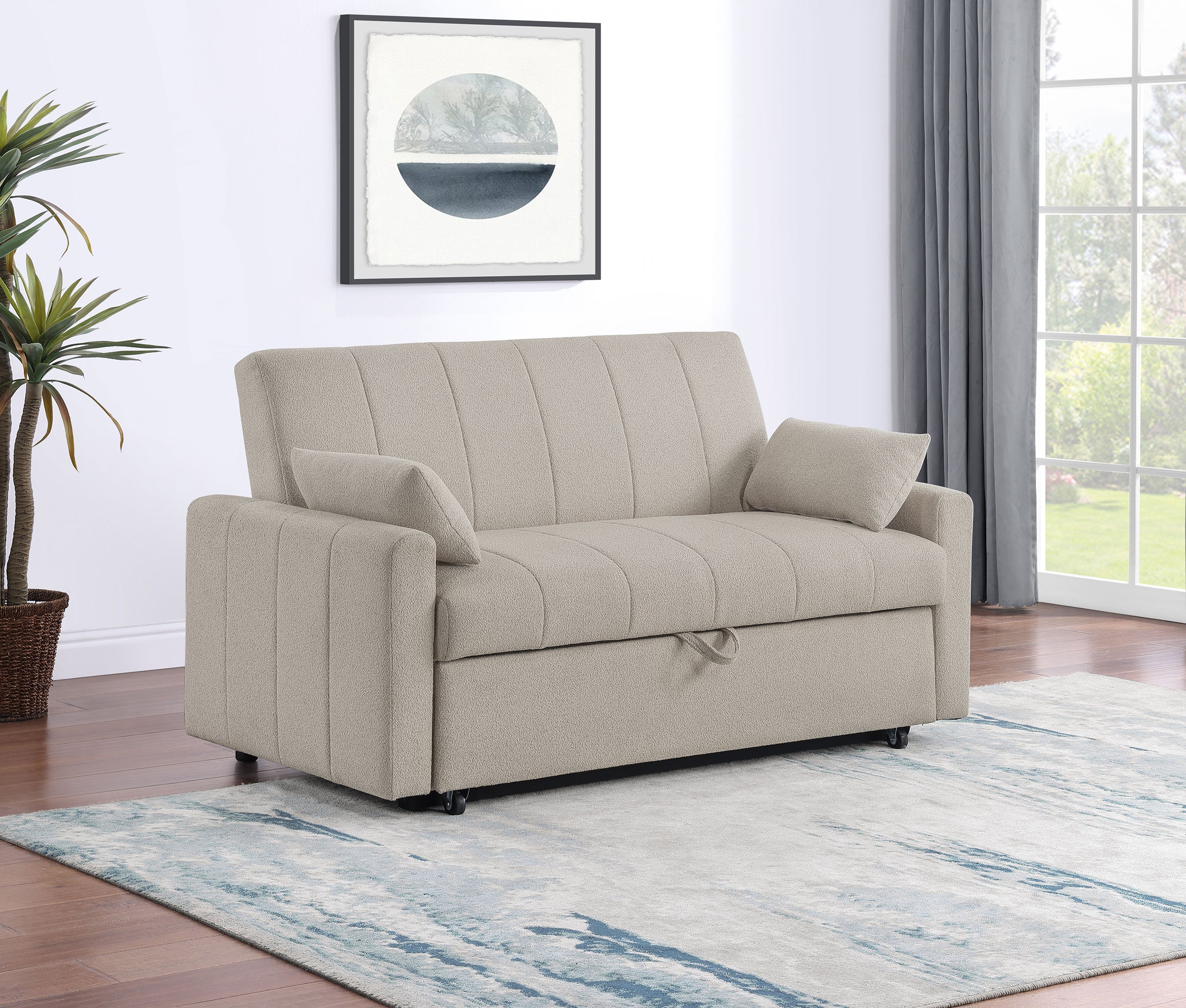 Portland Convertible Sleeper Sofa Bed - Ideal Furniture (Fresno,CA)