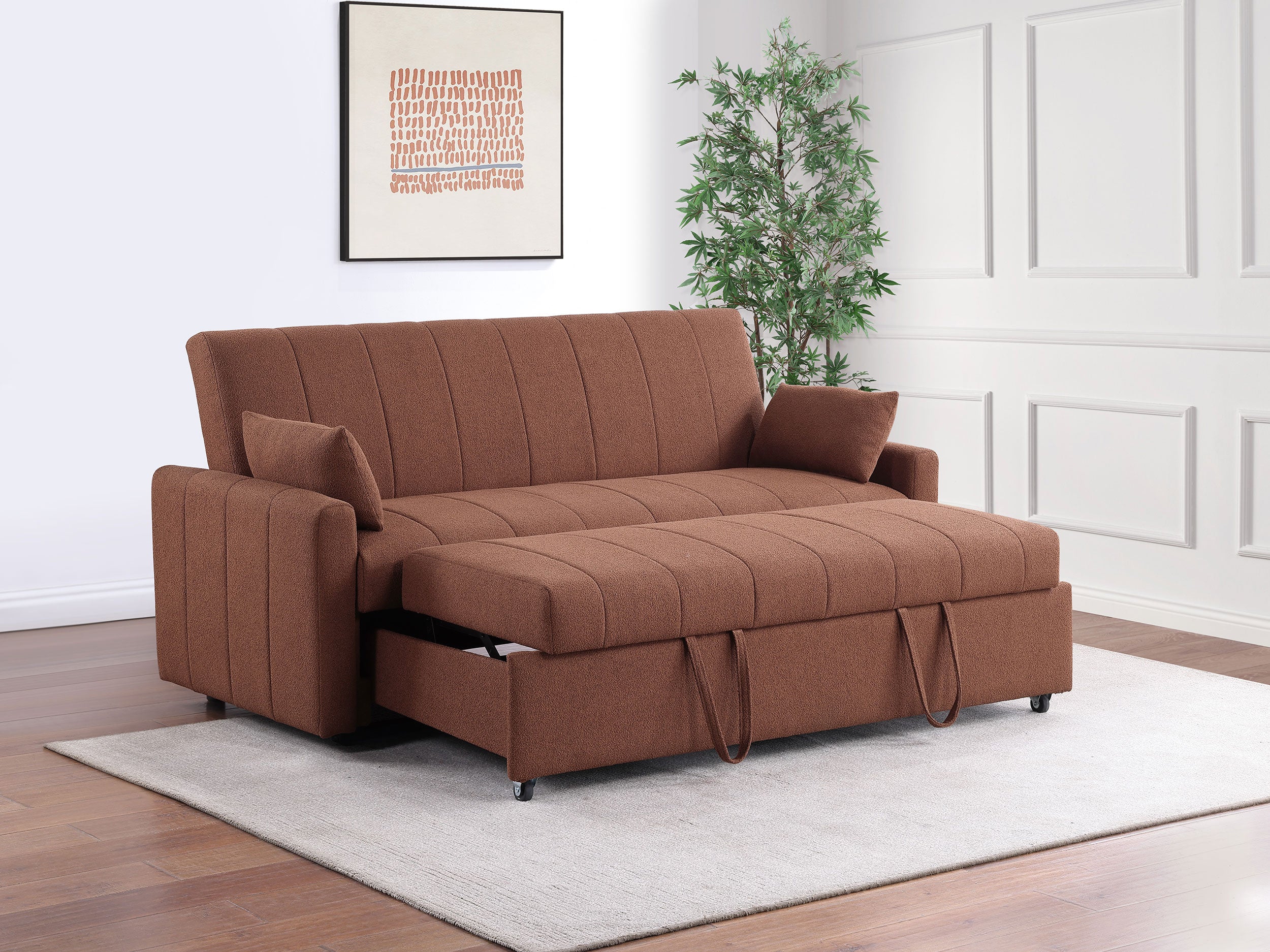 Portland Convertible Sleeper Sofa Bed - Ideal Furniture (Fresno,CA)