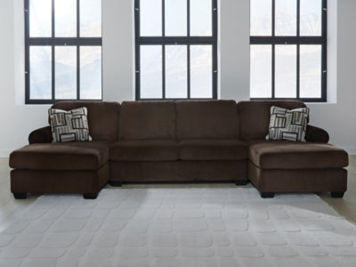 Kimlee Sectional with Double Chaise - Ideal Furniture (Fresno,CA)