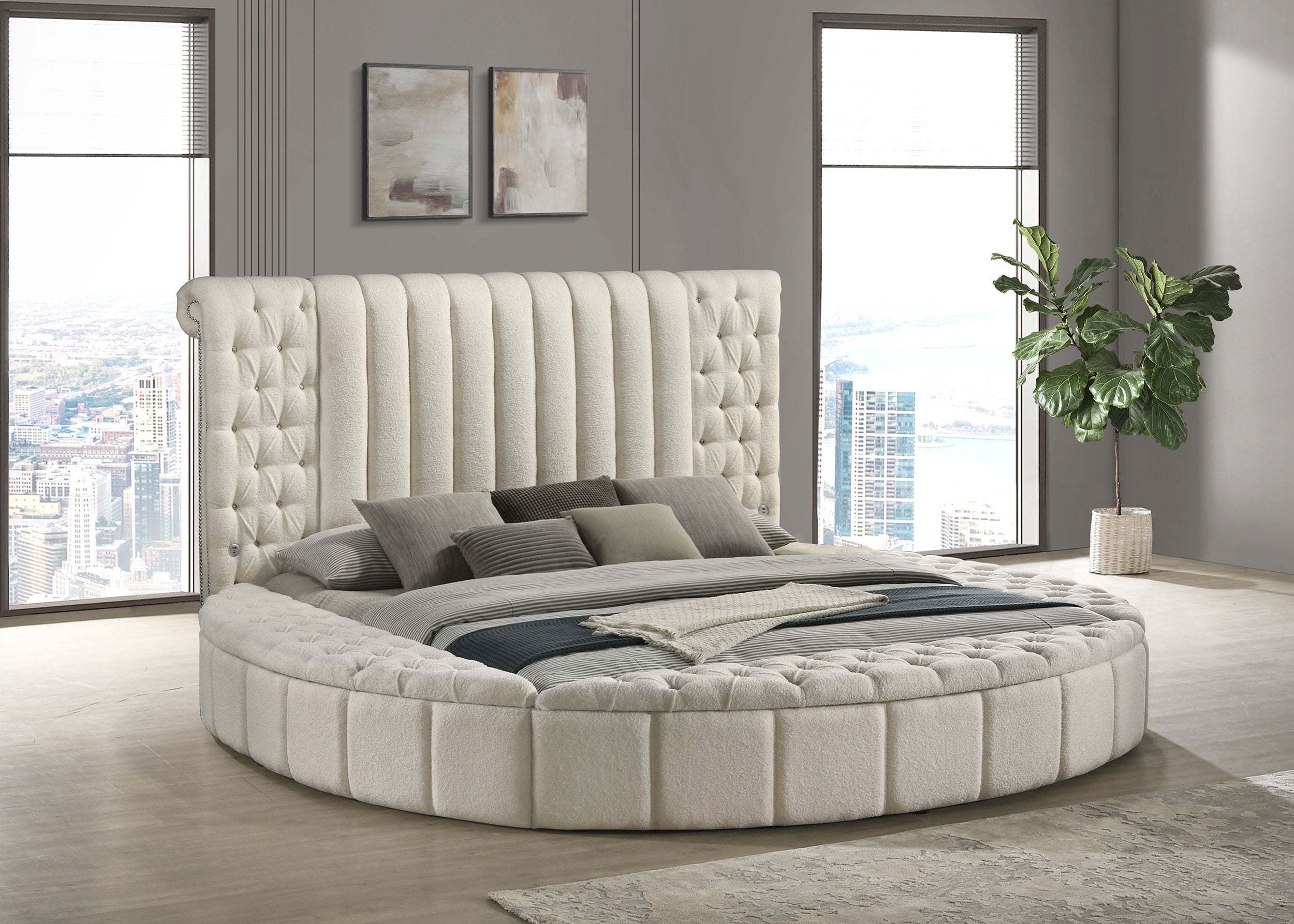 Sonya Panel Floor Storage Bed - Ideal Furniture (Fresno,CA)
