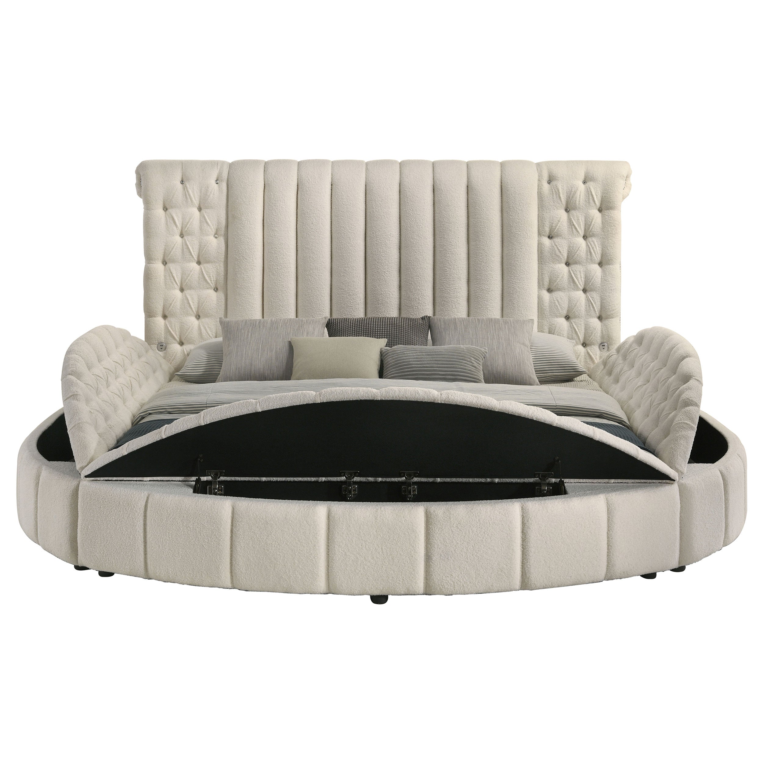 Sonya Panel Floor Storage Bed - Ideal Furniture (Fresno,CA)