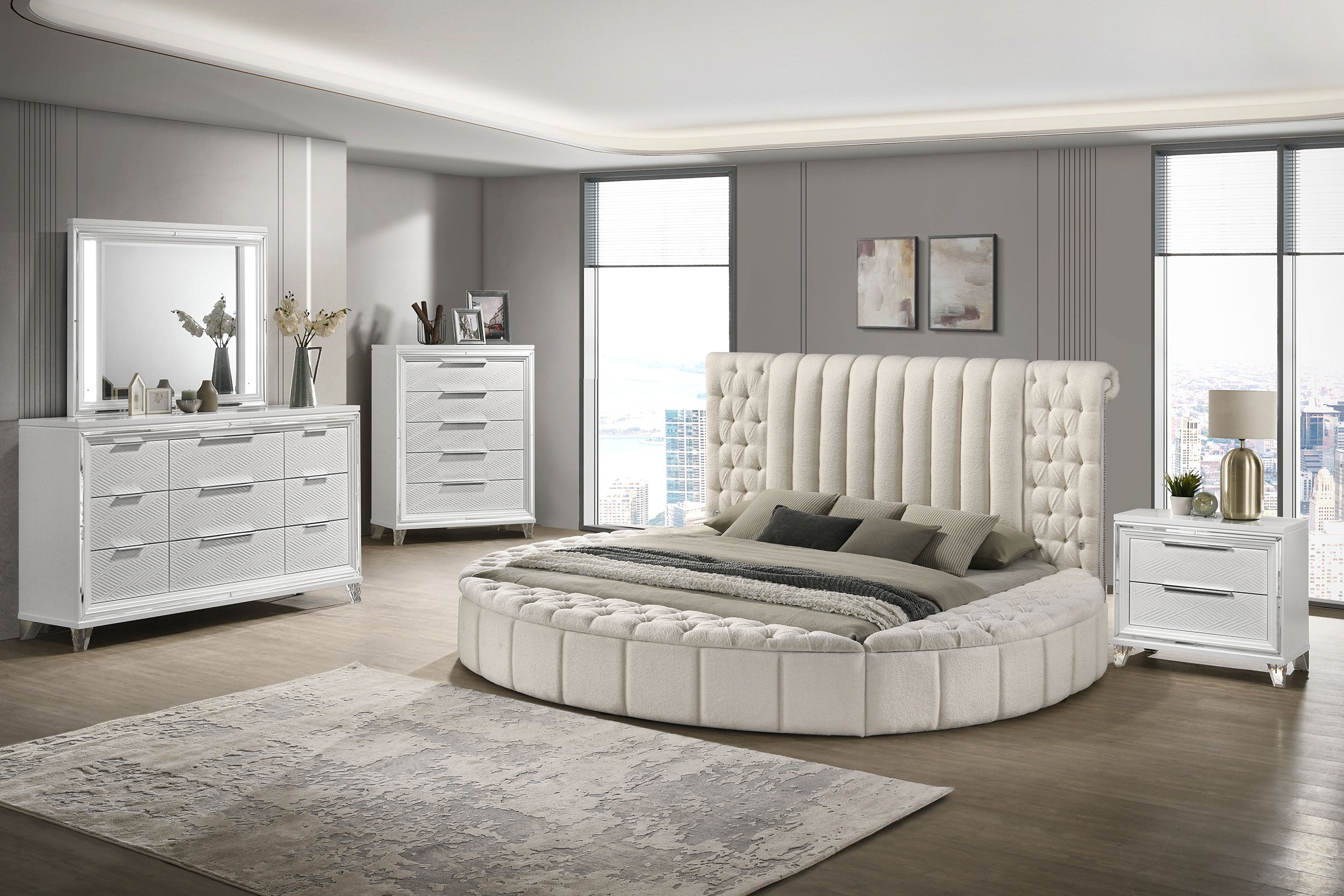 Sonya Panel Floor Storage Bed - Ideal Furniture (Fresno,CA)