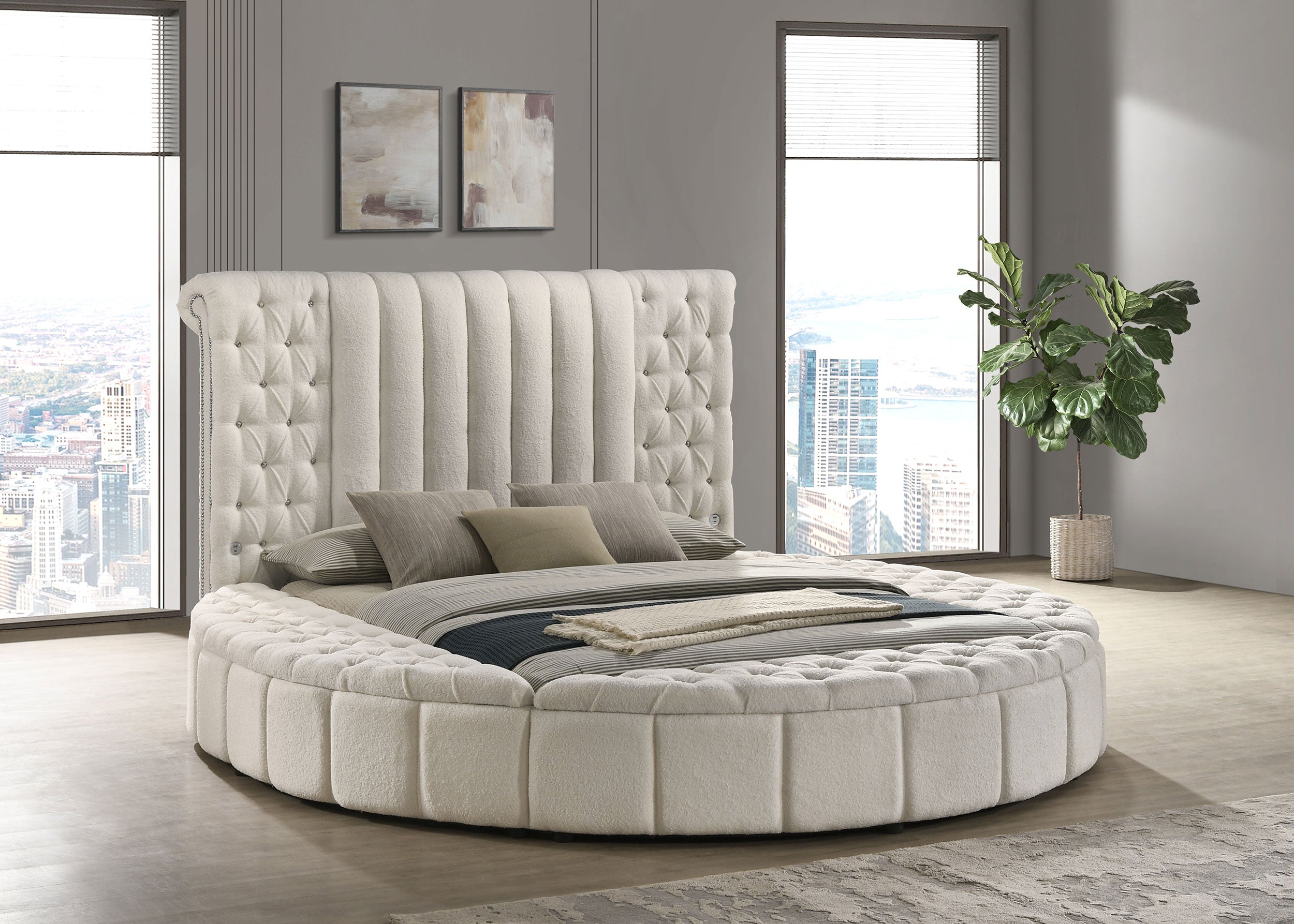 Sonya Panel Floor Storage Bed - Ideal Furniture (Fresno,CA)