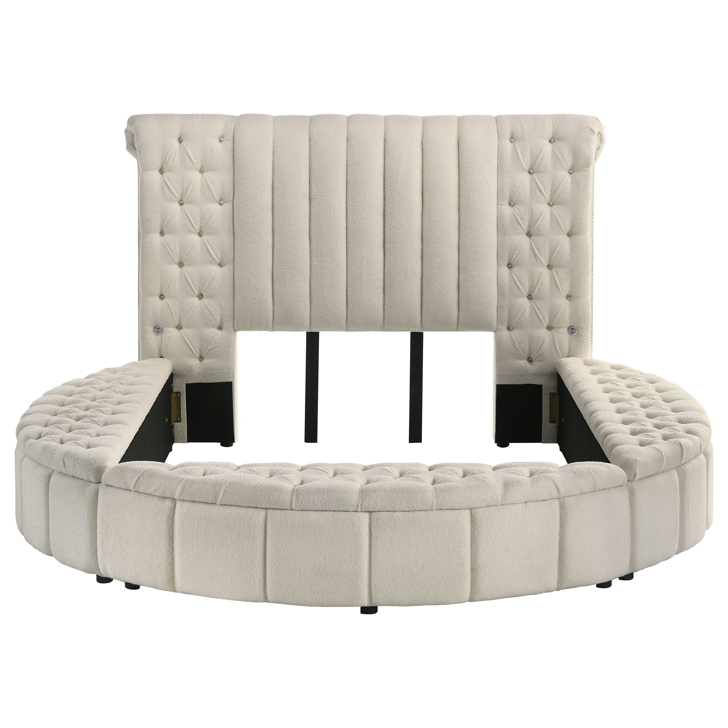 Sonya Panel Floor Storage Bed - Ideal Furniture (Fresno,CA)