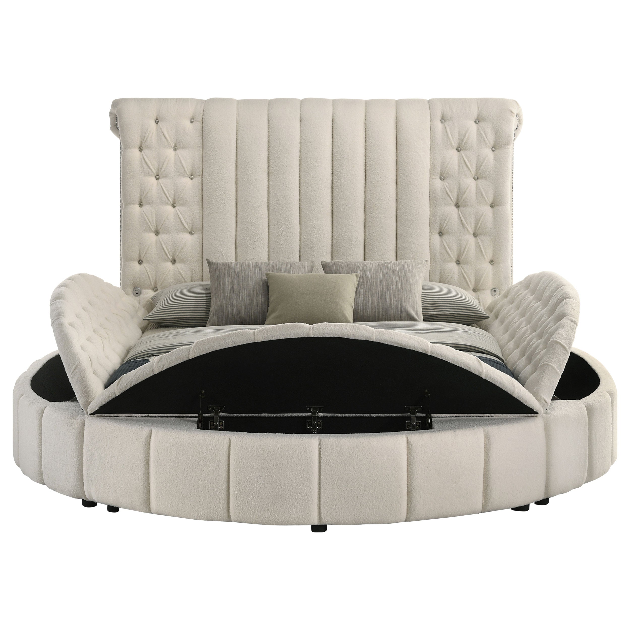Sonya Panel Floor Storage Bed - Ideal Furniture (Fresno,CA)