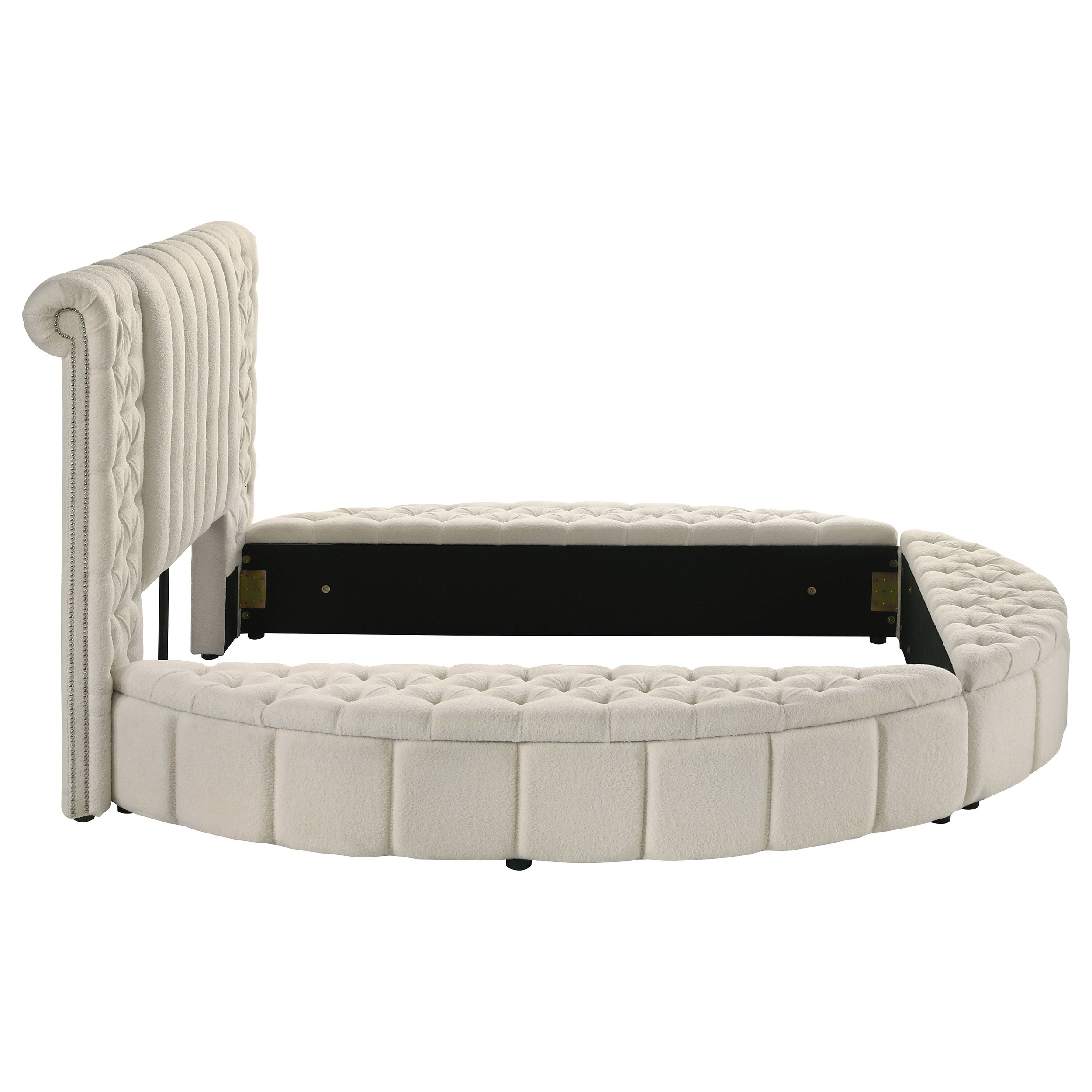 Sonya Panel Floor Storage Bed - Ideal Furniture (Fresno,CA)