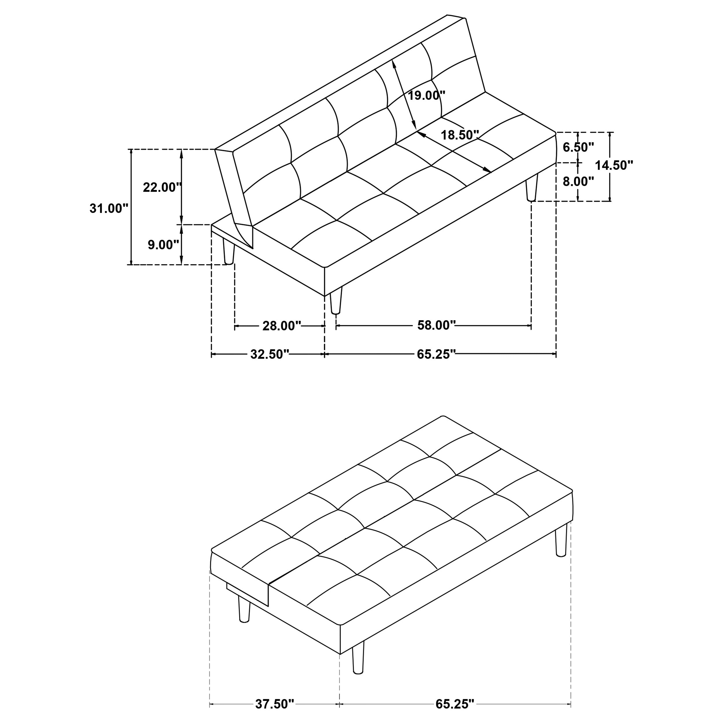 Stanford Convertible Sofa Bed - Ideal Furniture (Fresno,CA)