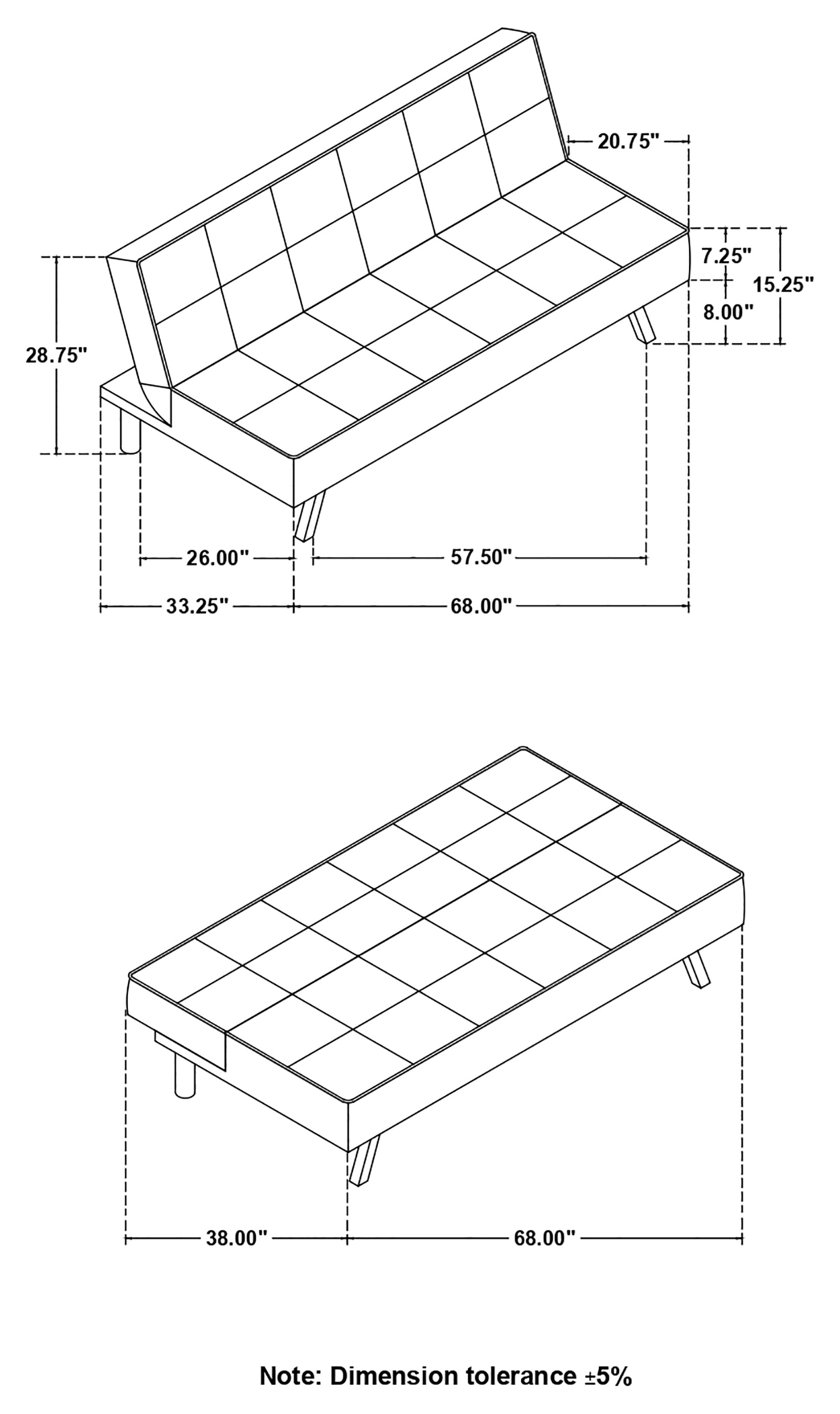 Joel Convertible Sofa Bed - Ideal Furniture (Fresno,CA)