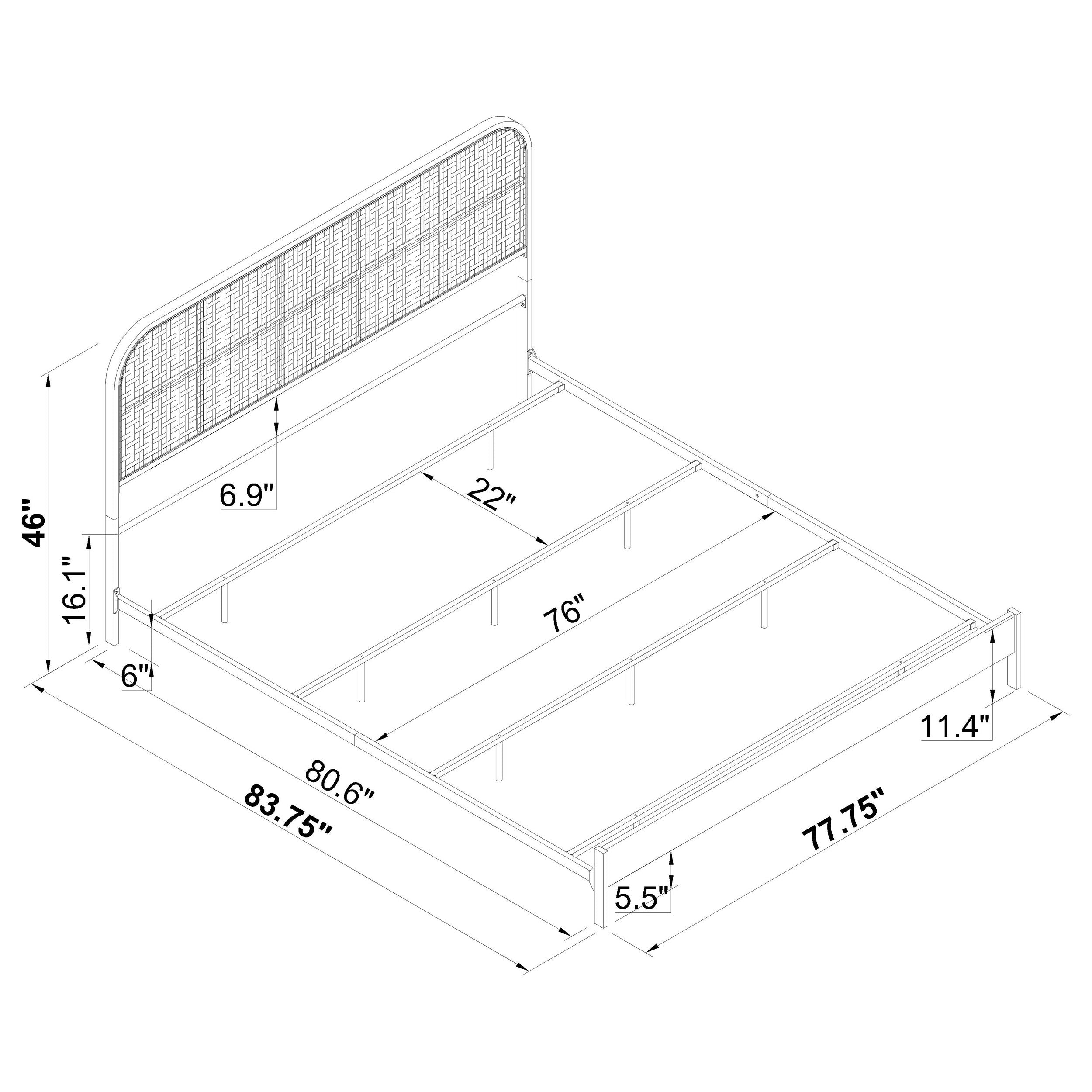 Amherst Panel Bed - Ideal Furniture (Fresno,CA)