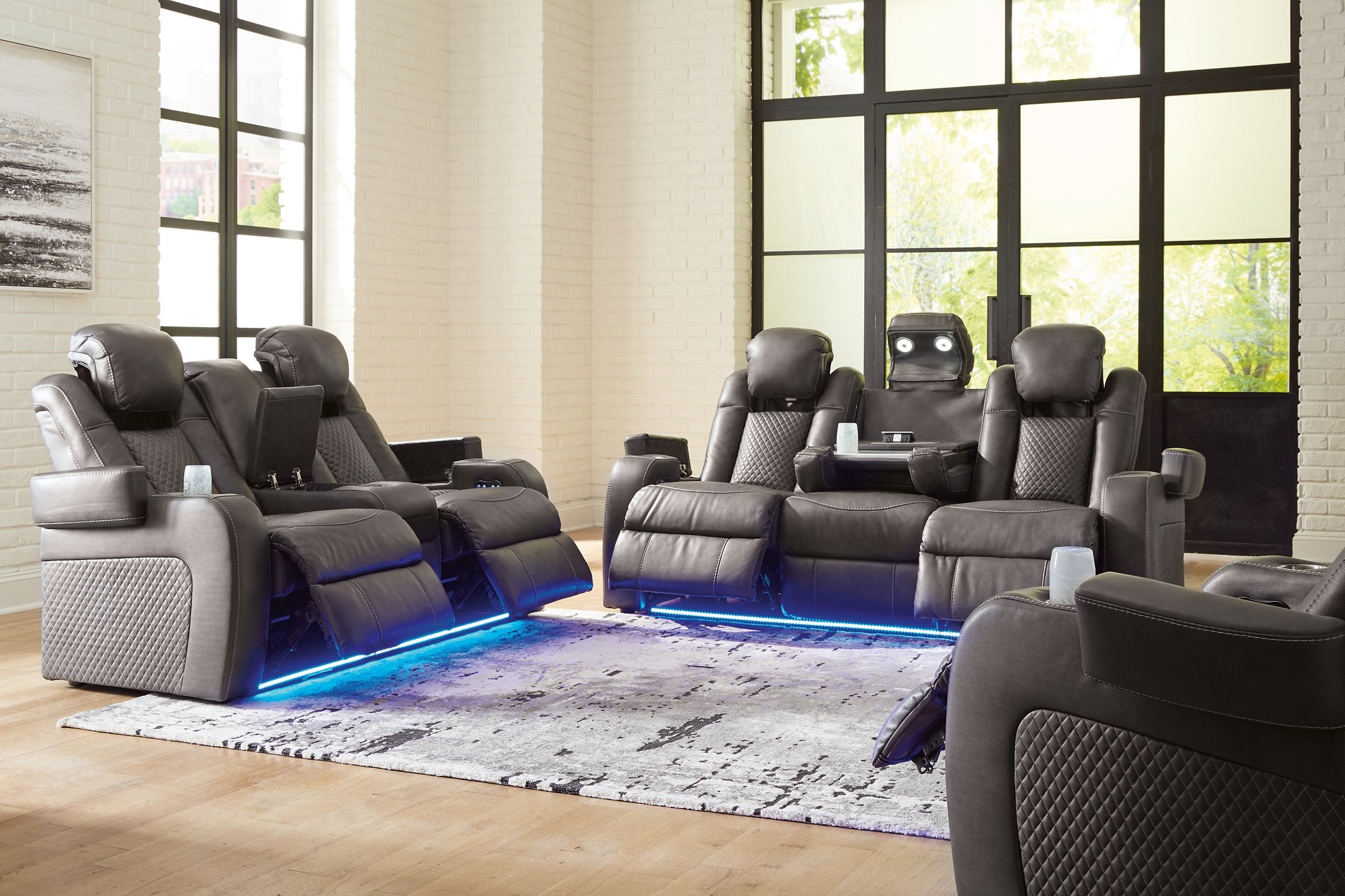 Fyne-Dyme Living Room Set - Ideal Furniture (Fresno,CA)