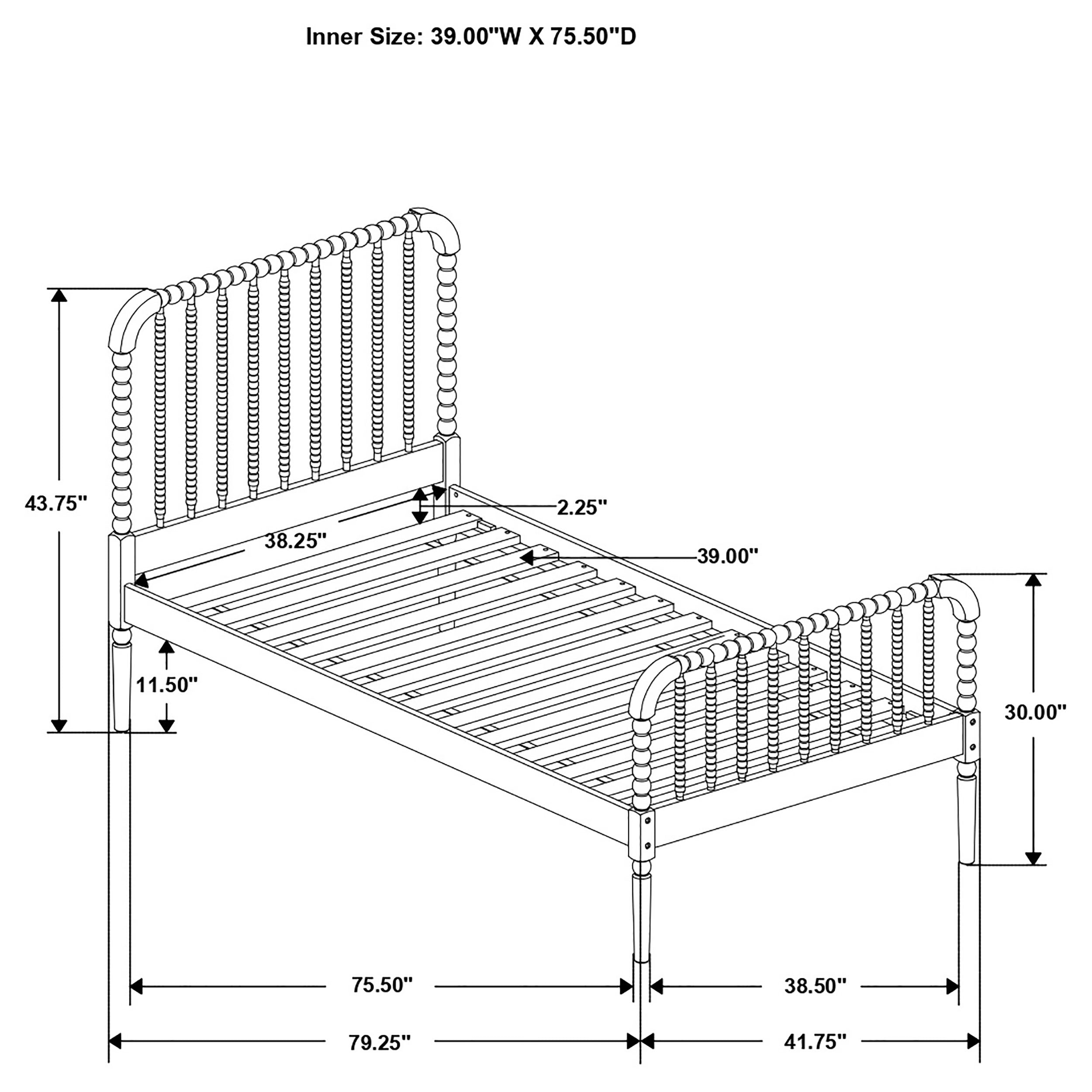 Jones Open Frame Platform Bed - Ideal Furniture (Fresno,CA)