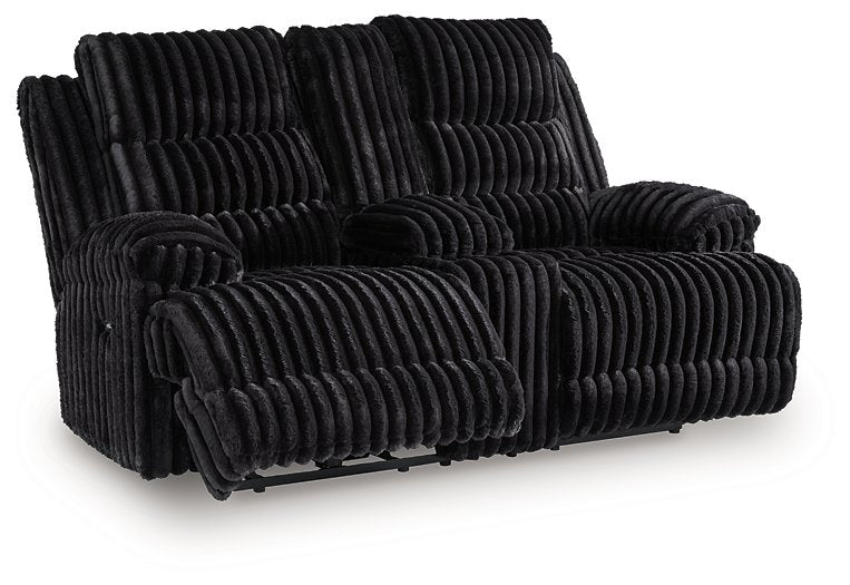 Rhine Falls Reclining Loveseat with Console - Ideal Furniture (Fresno,CA)
