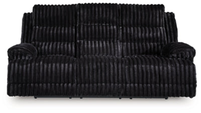 Rhine Falls Power Reclining Sofa with Drop Down Table - Ideal Furniture (Fresno,CA)