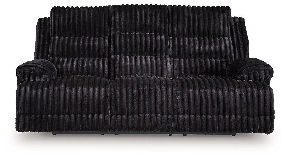 Rhine Falls Power Reclining Sofa with Drop Down Table - Ideal Furniture (Fresno,CA)