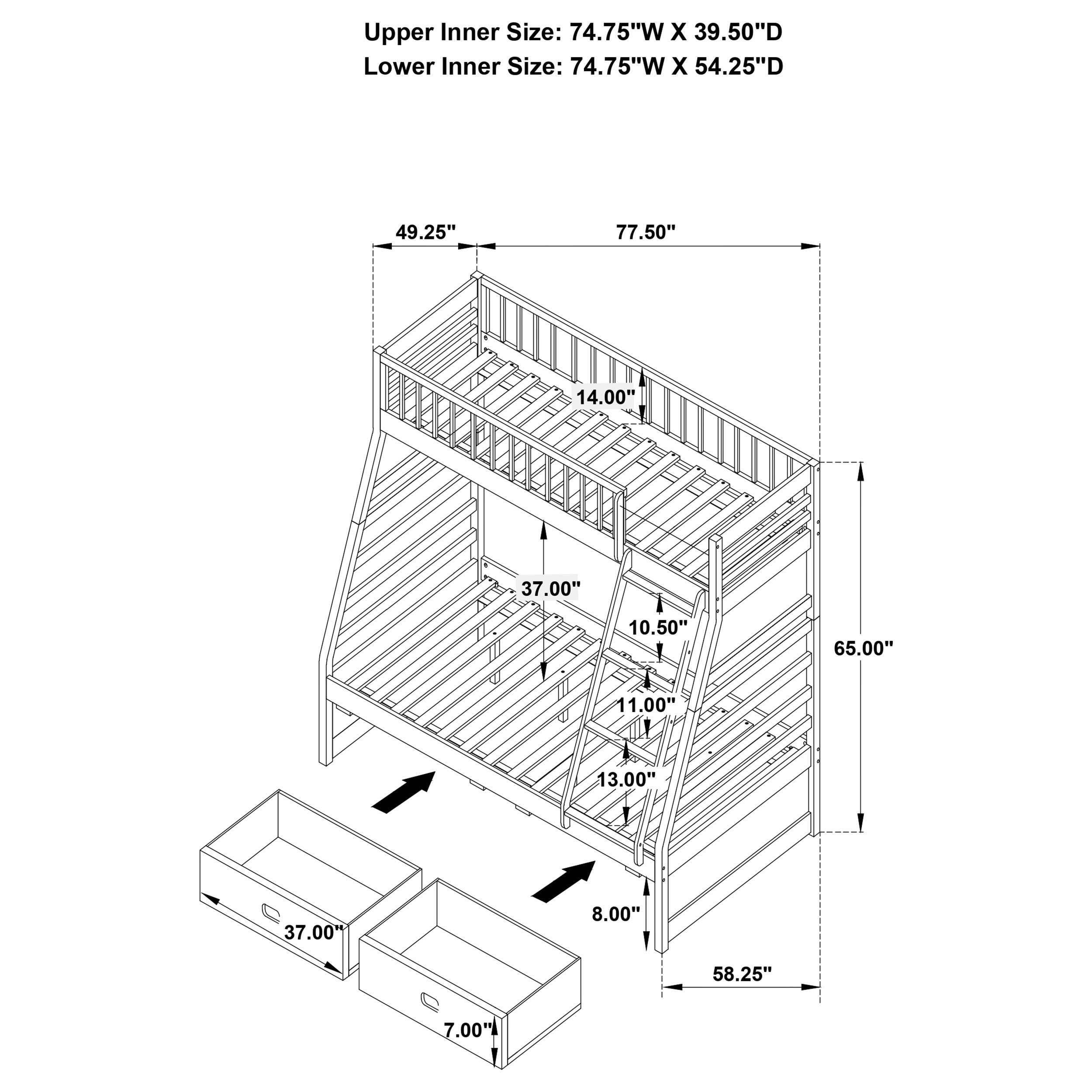Ashton Bunk Bed - Ideal Furniture (Fresno,CA)
