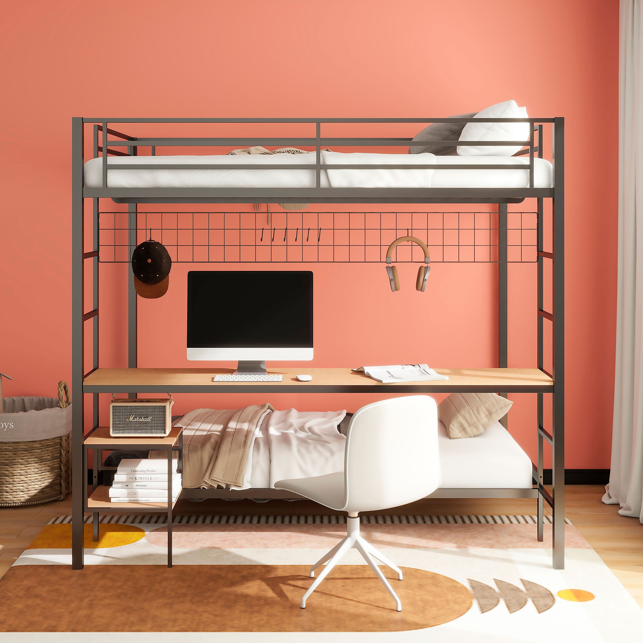 Bettoni Workstation Bunk Bed - Ideal Furniture (Fresno,CA)