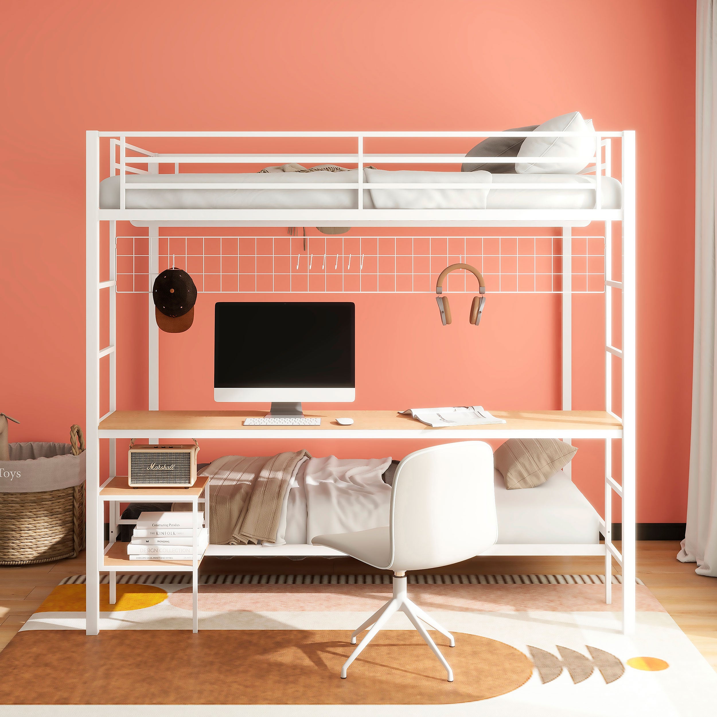 Bettoni Workstation Bunk Bed - Ideal Furniture (Fresno,CA)