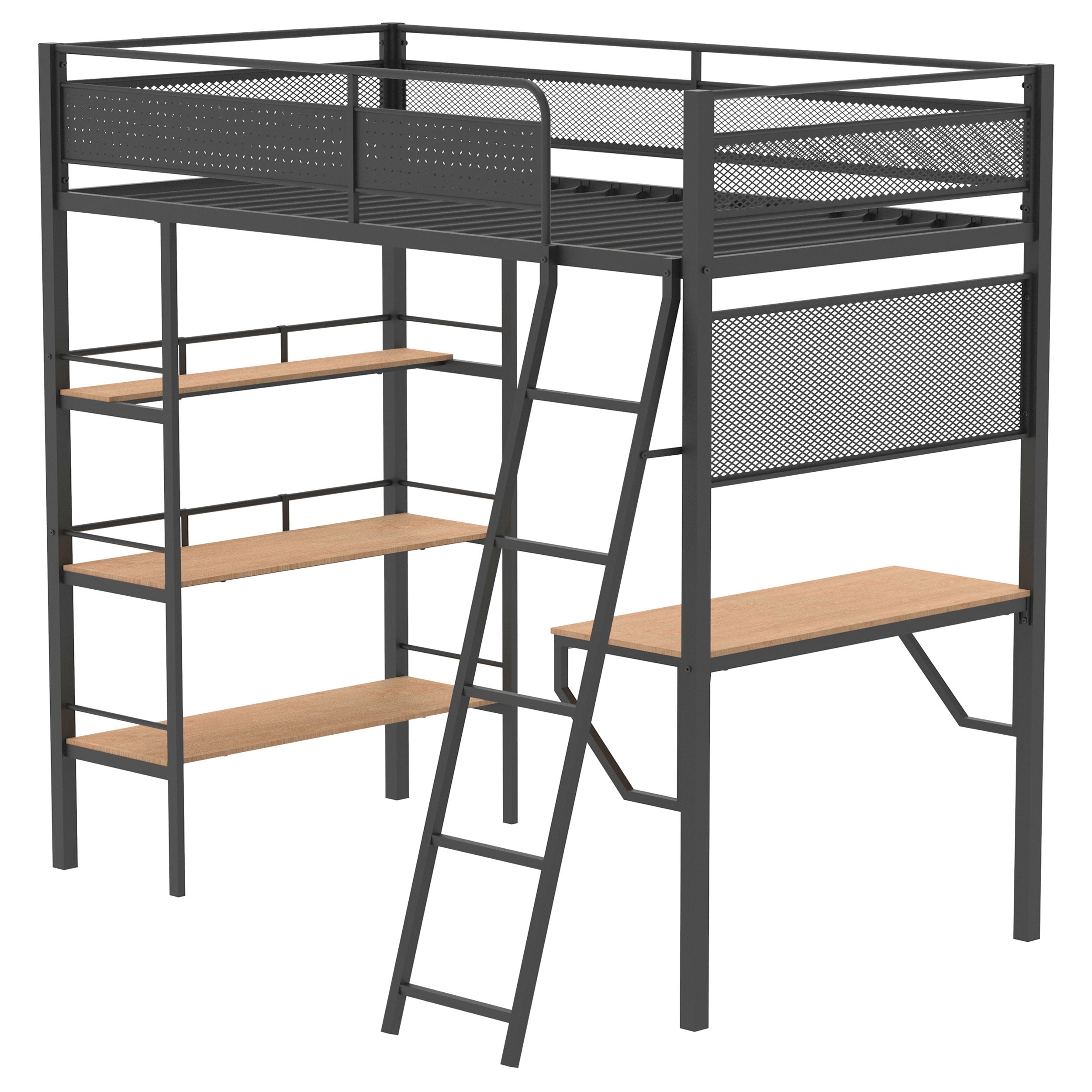 Campus Workstation Loft Bed - Ideal Furniture (Fresno,CA)