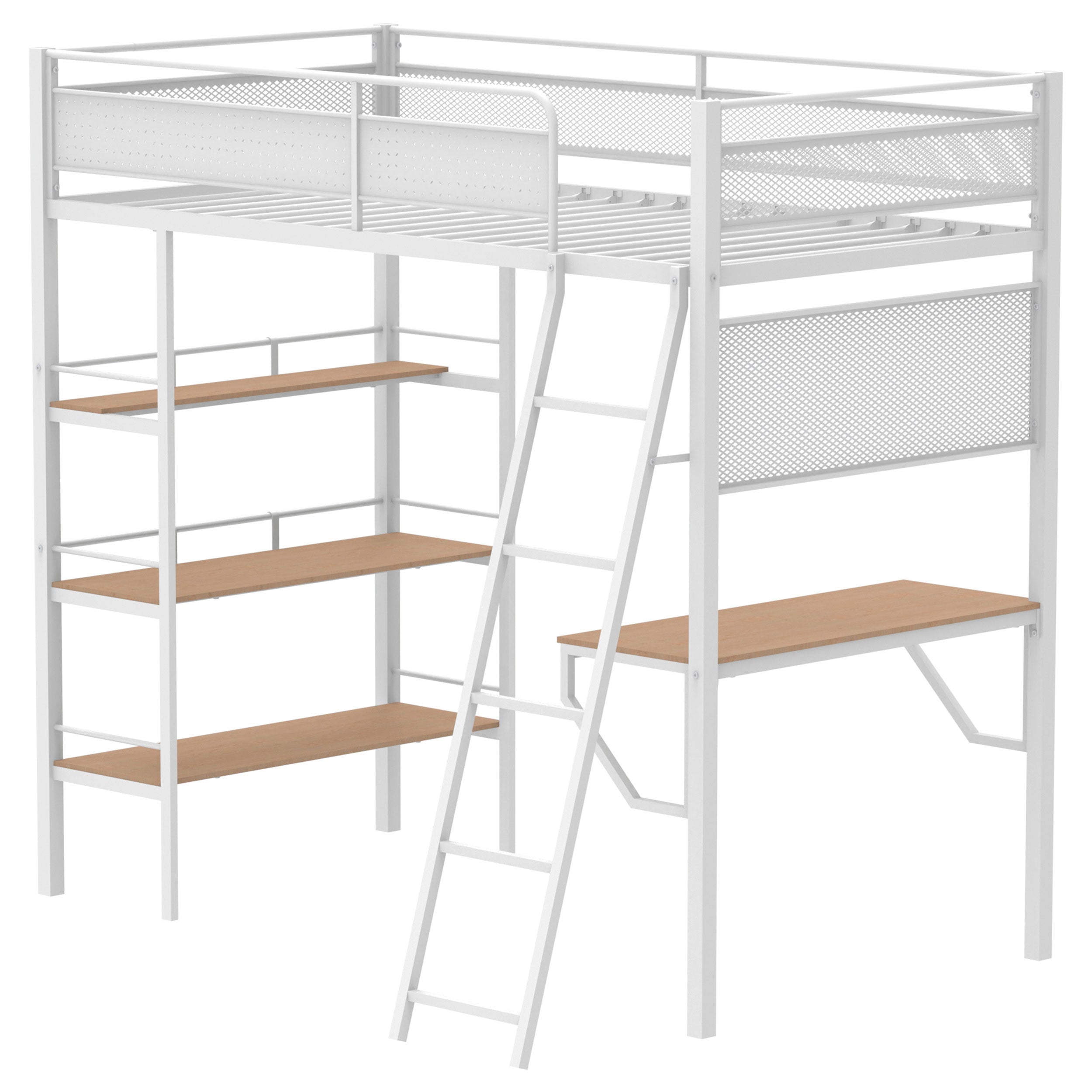 Campus Workstation Loft Bed - Ideal Furniture (Fresno,CA)