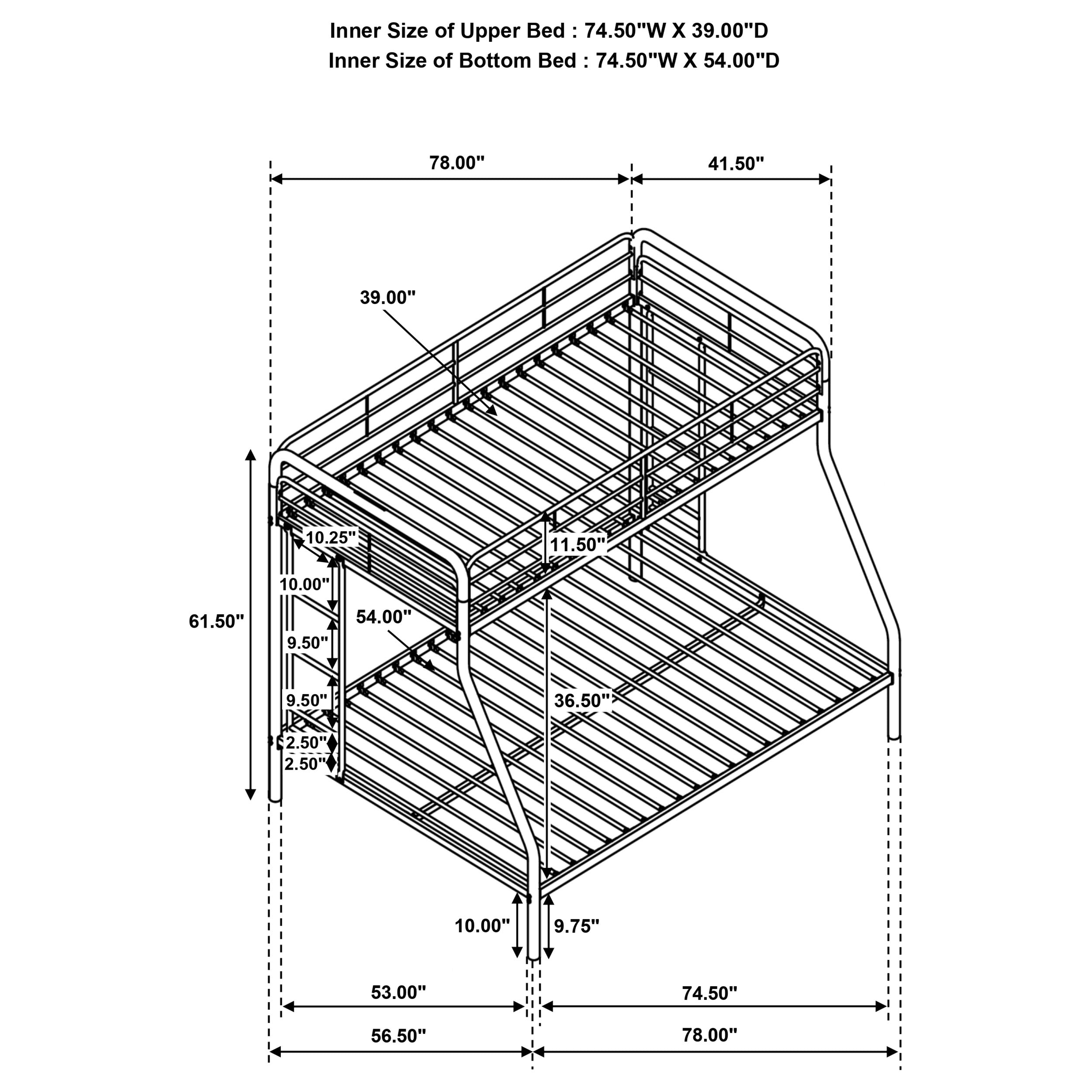Carson Bunk Bed - Ideal Furniture (Fresno,CA)