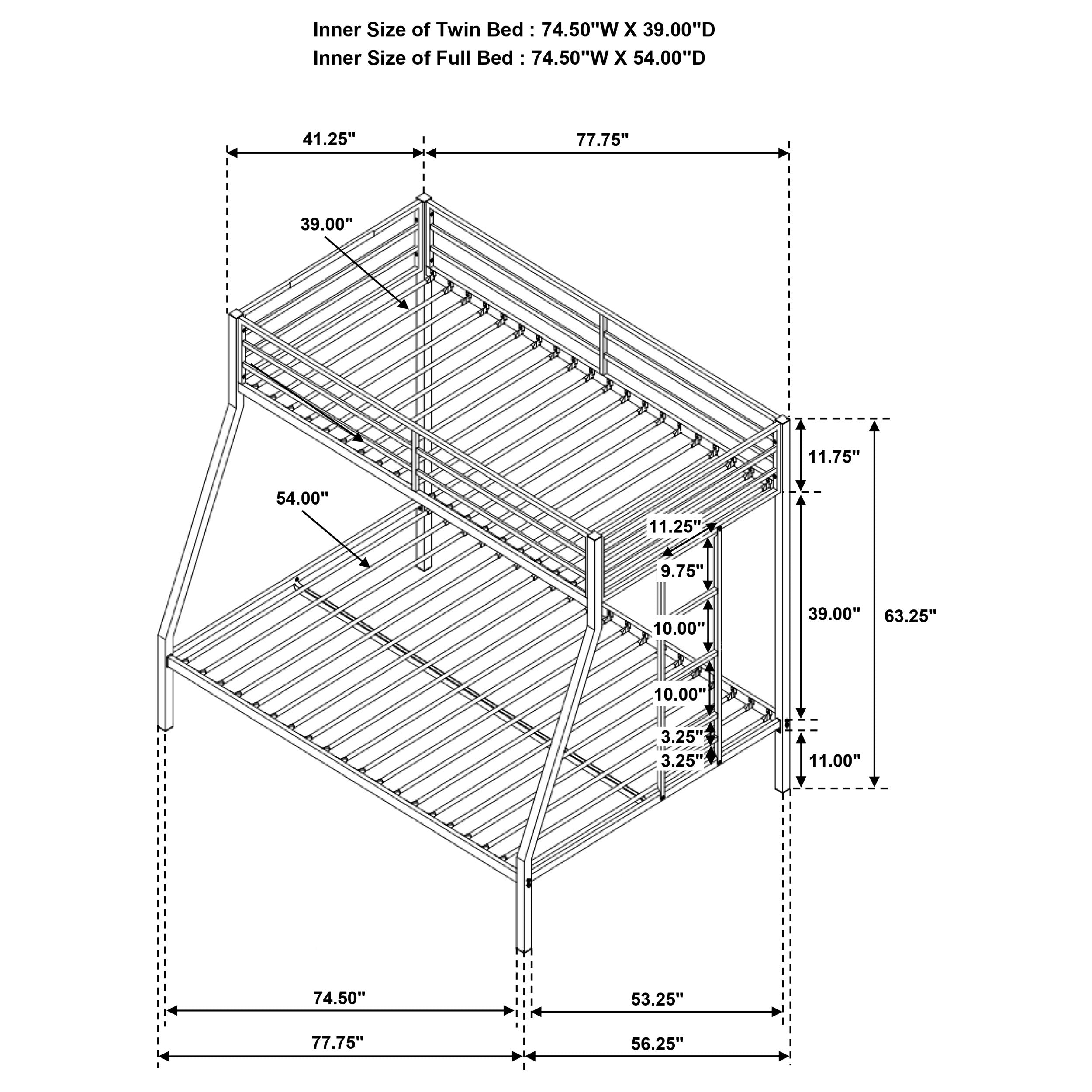 Alevera Bunk Bed - Ideal Furniture (Fresno,CA)