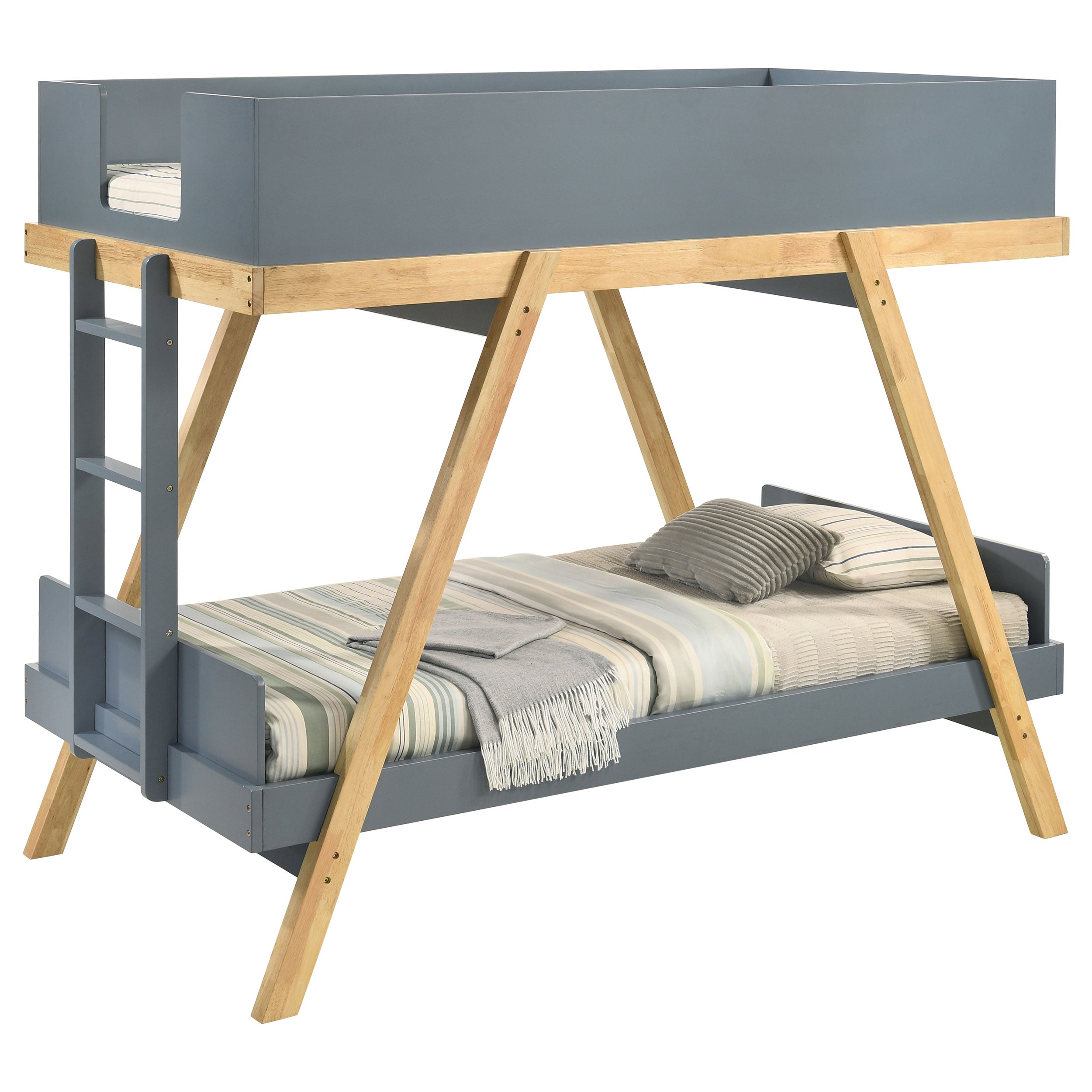 Frankie Bunk Bed with Mattress - Ideal Furniture (Fresno,CA)