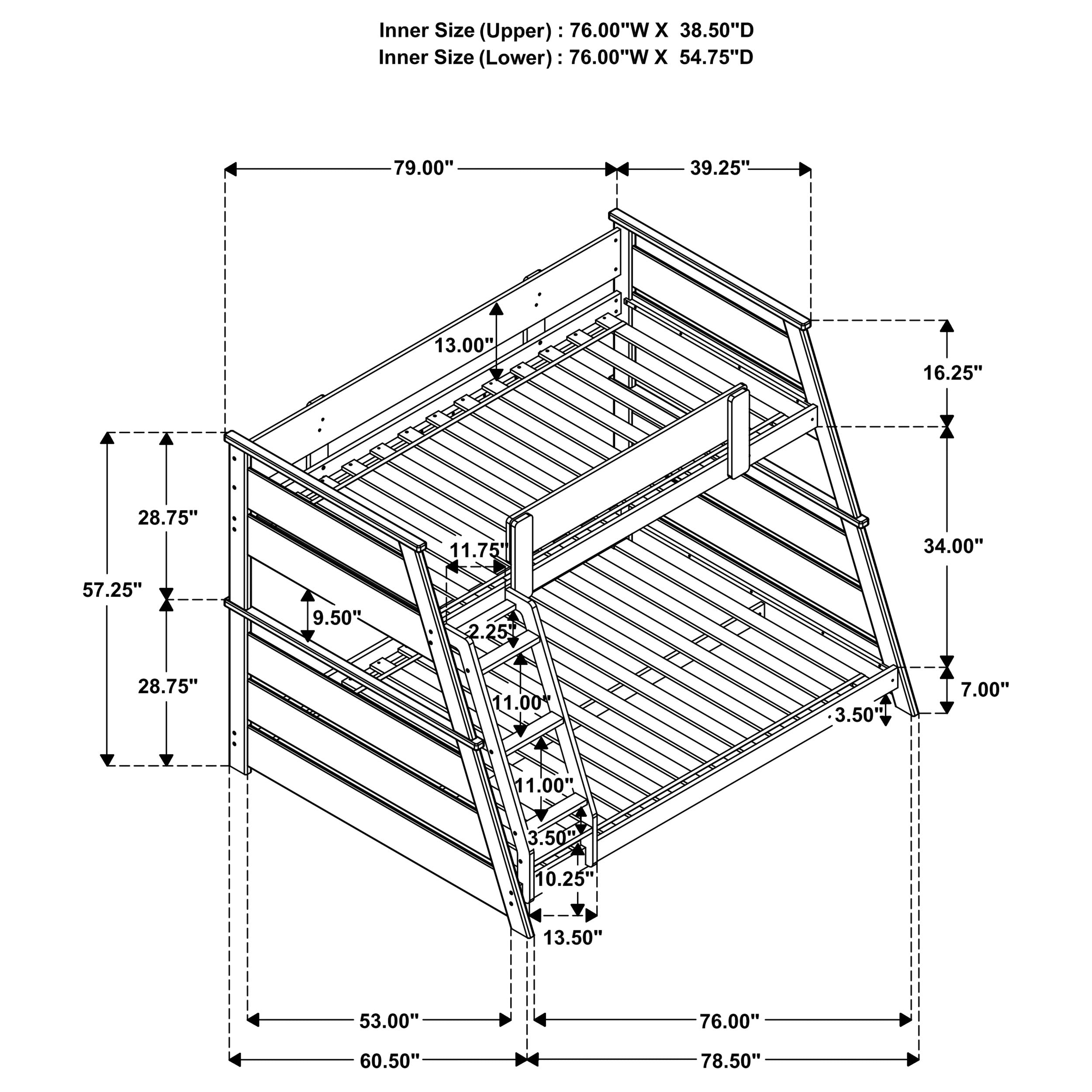 Holden Bunk Bed - Ideal Furniture (Fresno,CA)