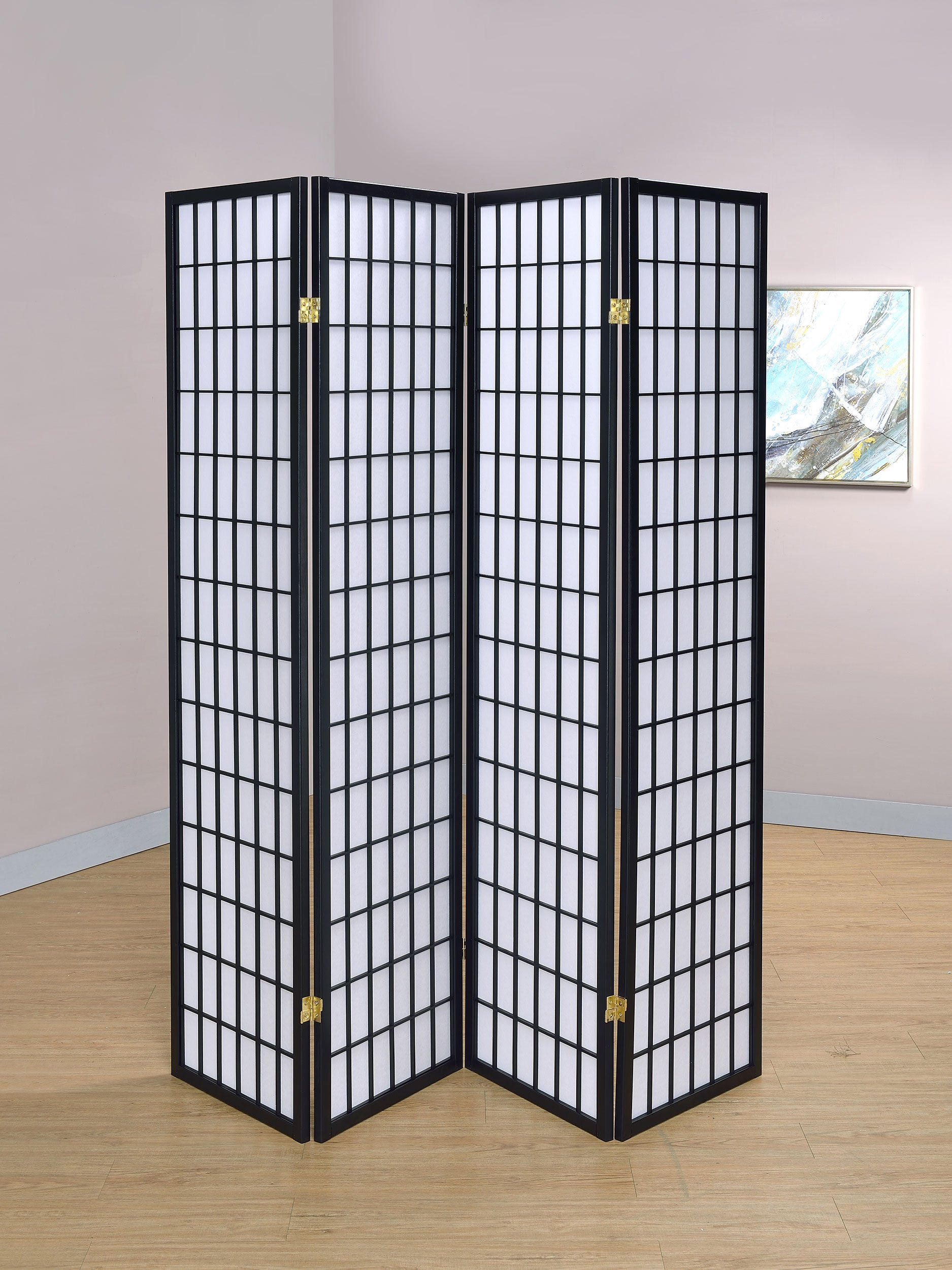 Roberto Four-Panel Room Divider - Ideal Furniture (Fresno,CA)