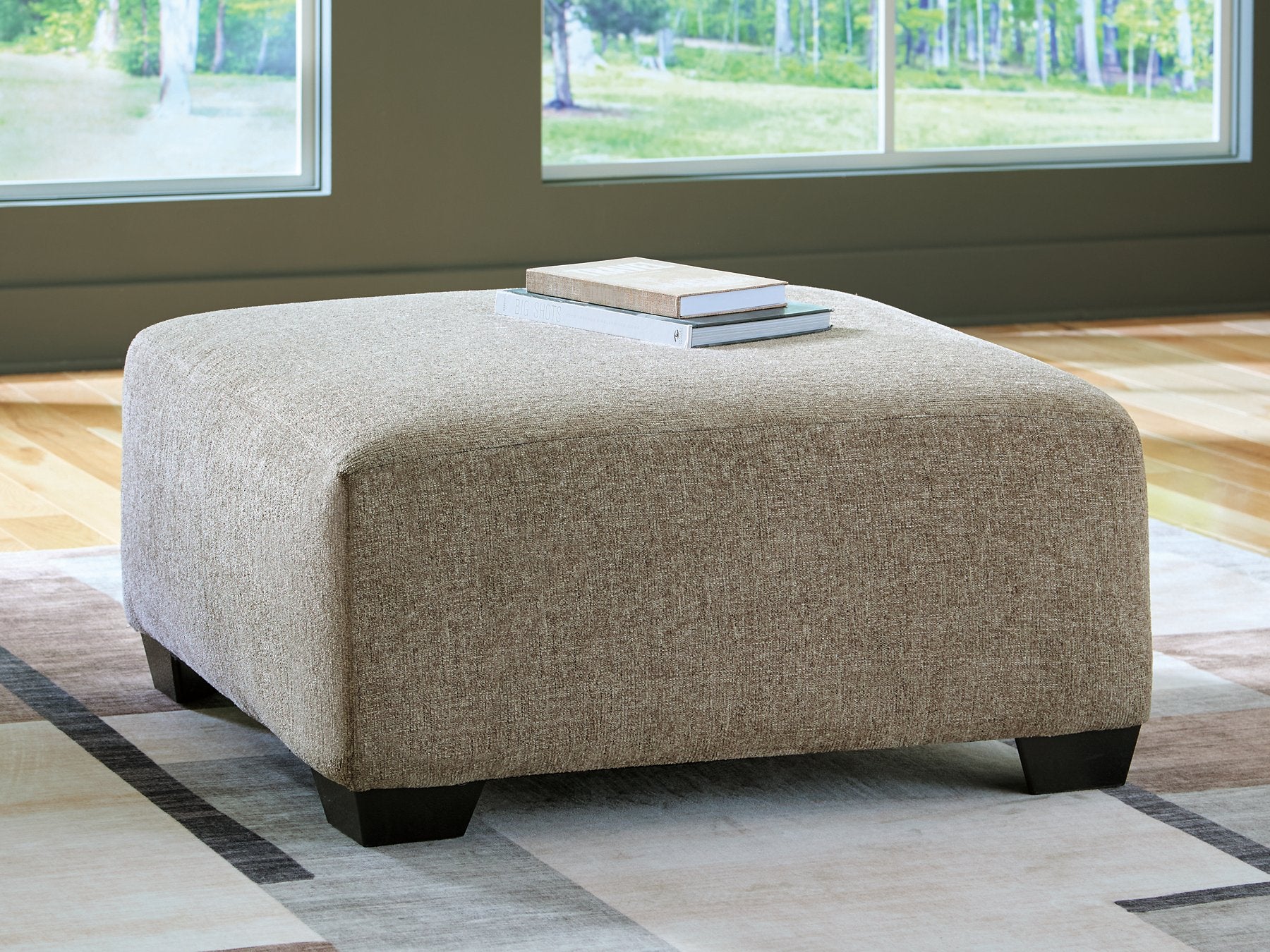 Newellen Oversized Accent Ottoman - Ideal Furniture (Fresno,CA)