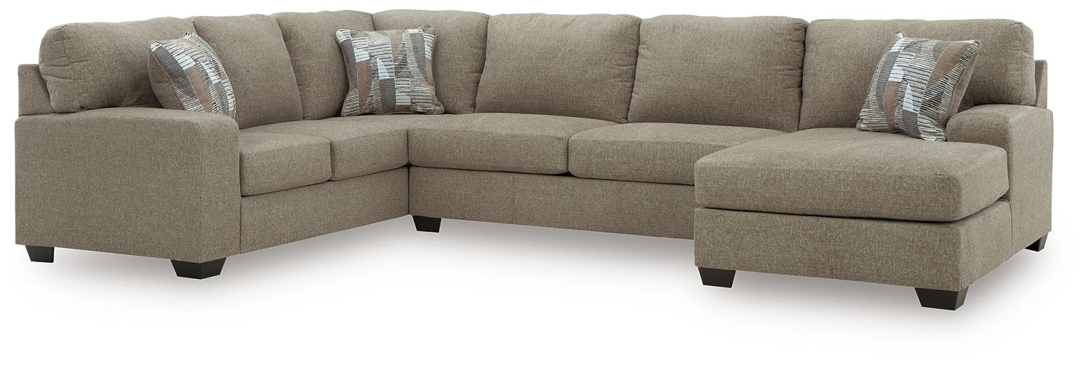 Newellen Sleeper Sectional with Chaise - Ideal Furniture (Fresno,CA)