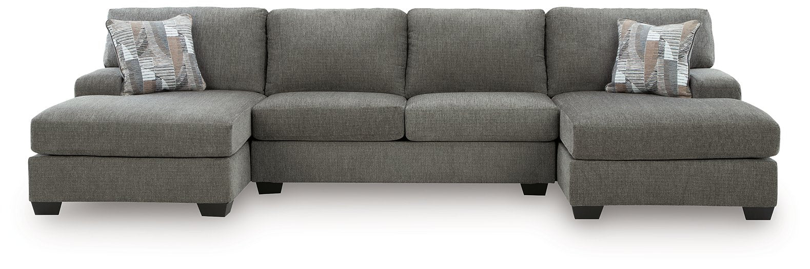 Clarington Sleeper Sectional with Double Chaise - Ideal Furniture (Fresno,CA)