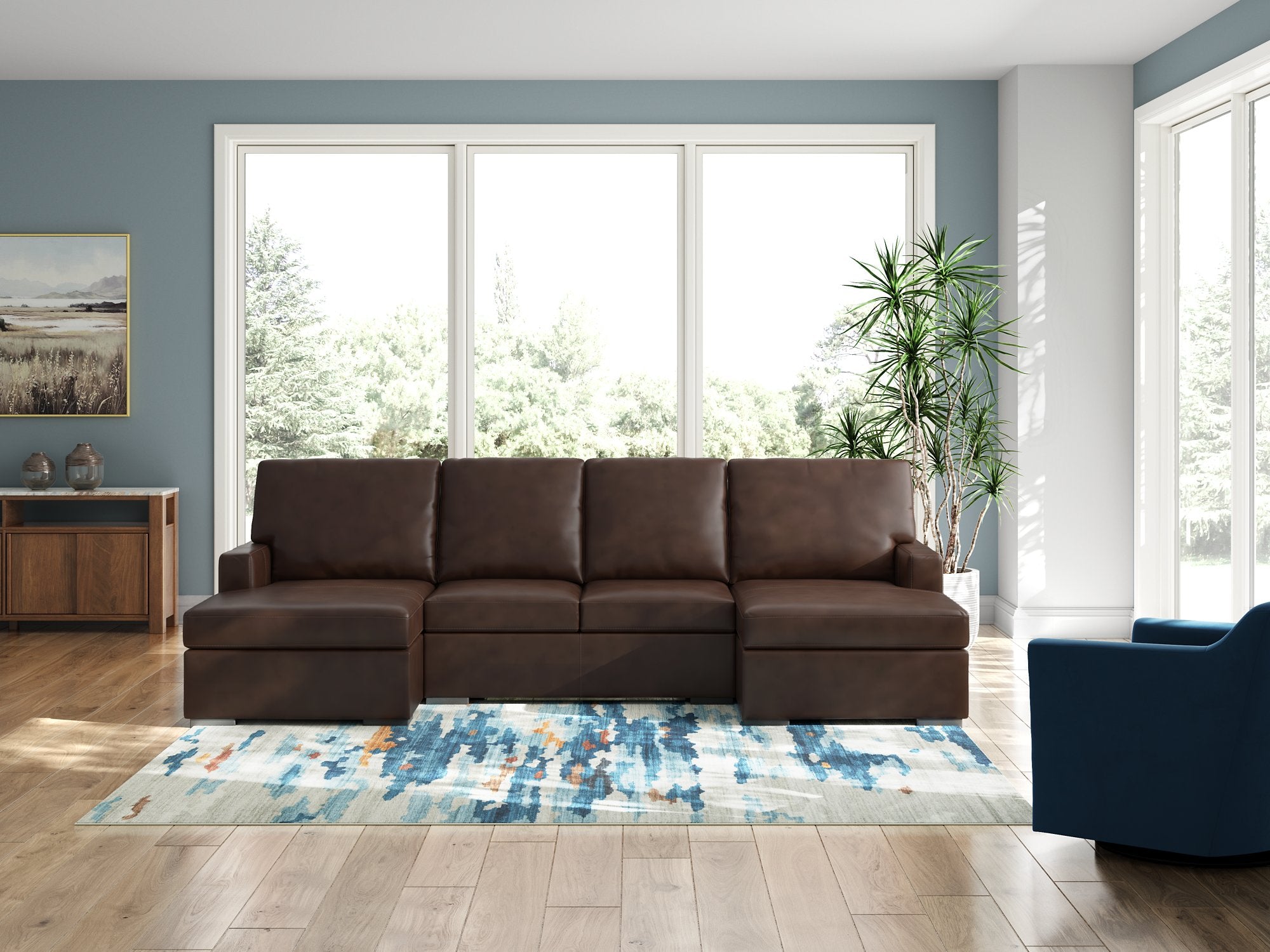McDowlan Sectional with Double Chaise - Ideal Furniture (Fresno,CA)