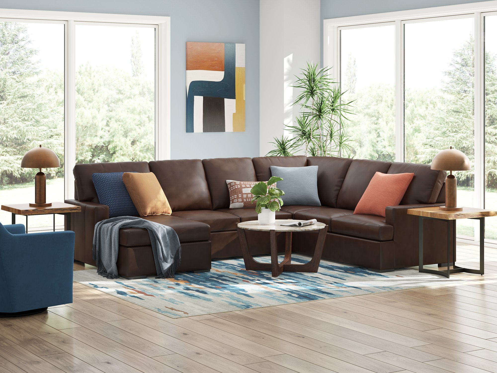 McDowlan Sectional with Chaise - Ideal Furniture (Fresno,CA)