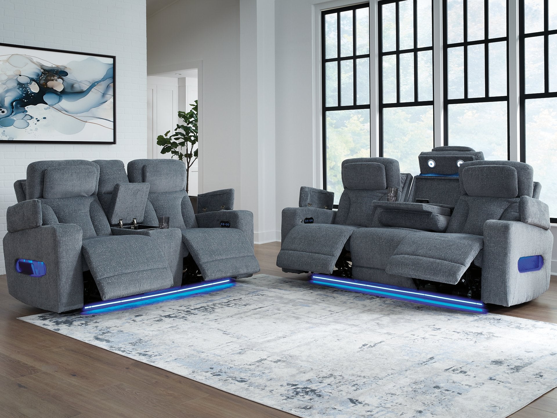Studio Cave Living Room Set - Ideal Furniture (Fresno,CA)