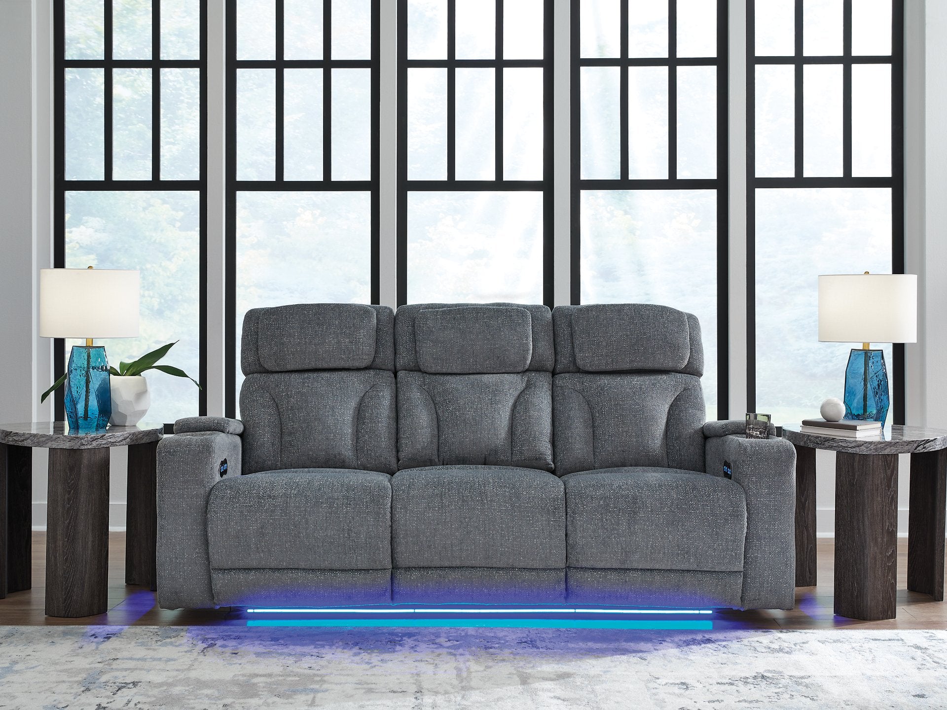 Studio Cave Power Reclining Sofa - Ideal Furniture (Fresno,CA)