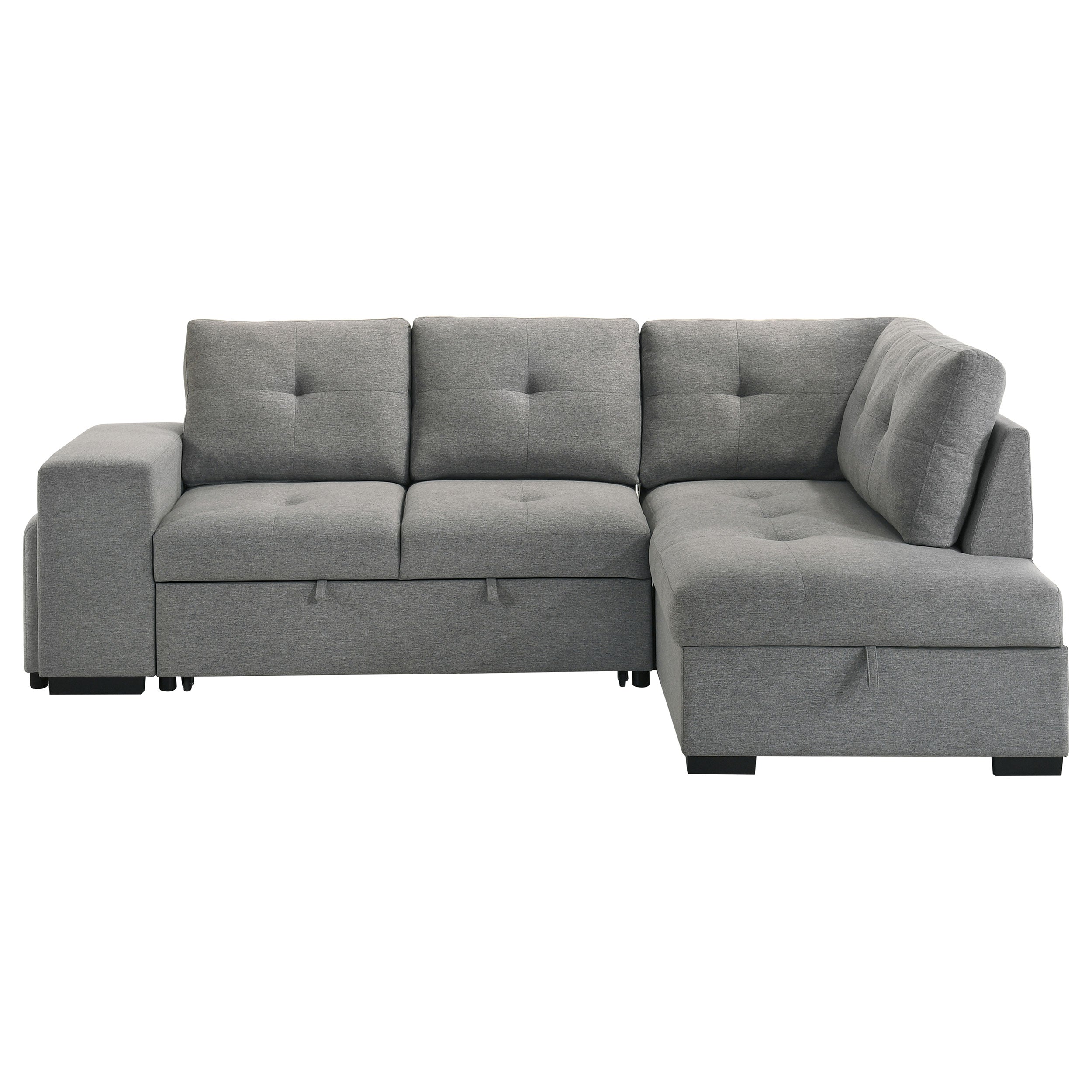 Roanne Pull-Out Sleeper Sectional Sofa - Ideal Furniture (Fresno,CA)