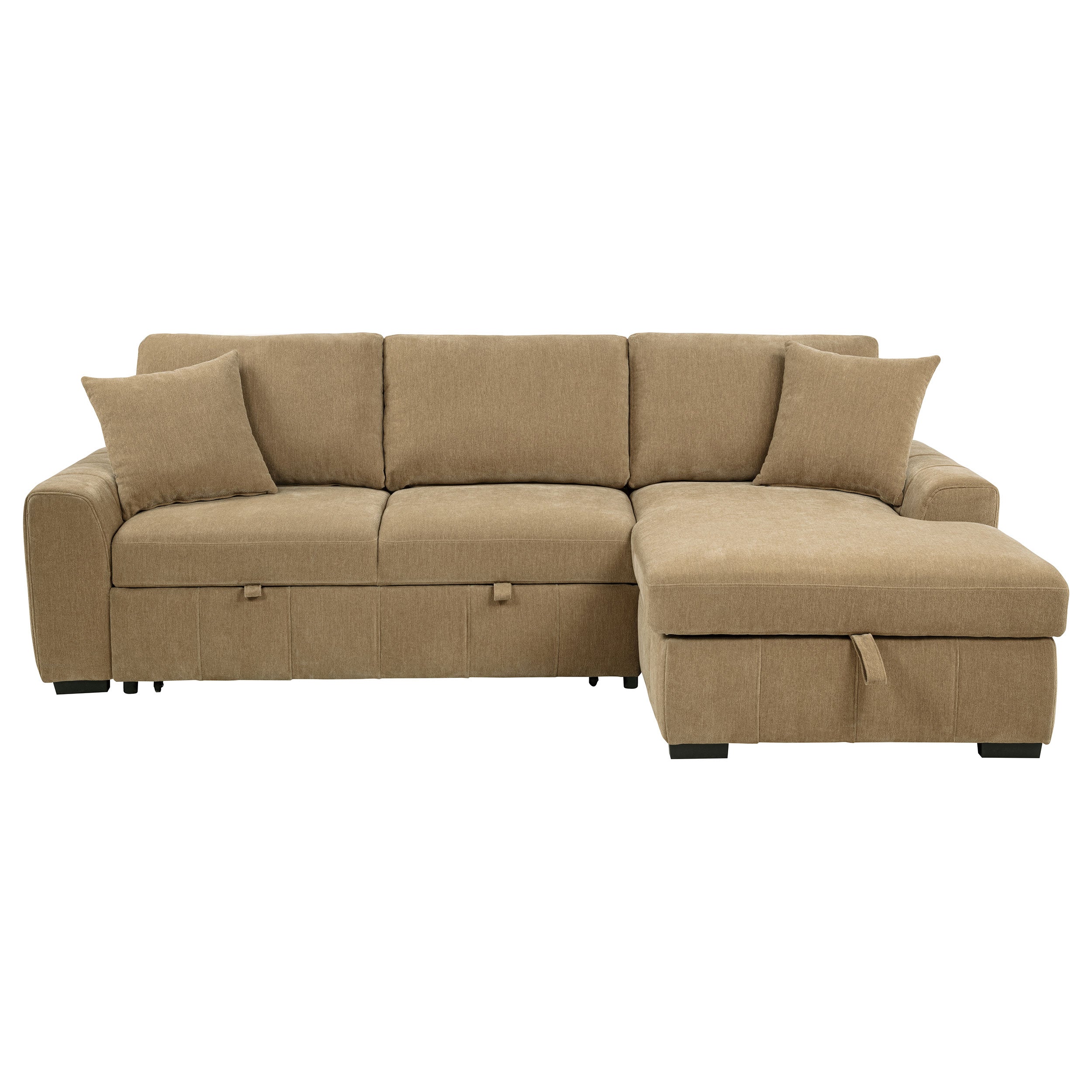 Pastrana Pull-Out Sleeper Sectional Sofa - Ideal Furniture (Fresno,CA)