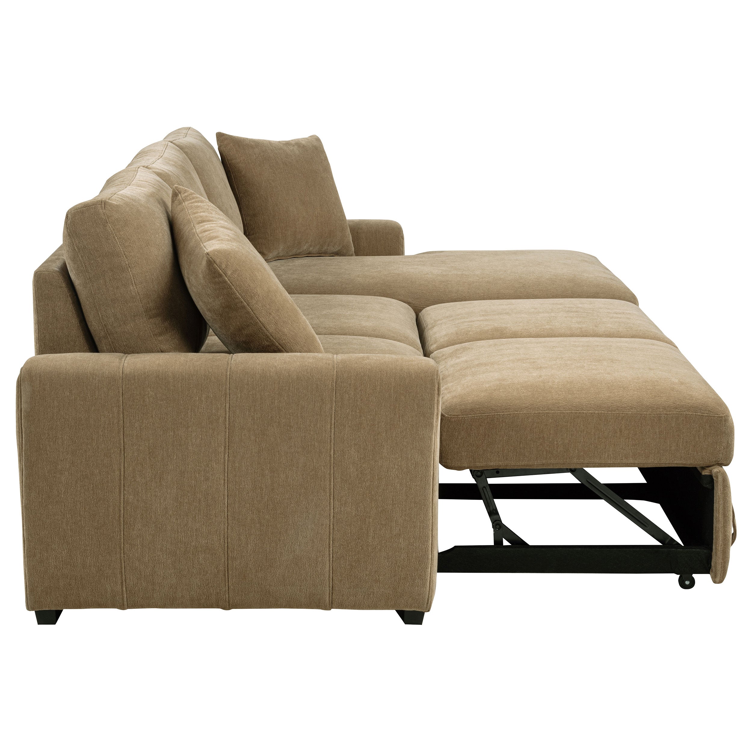 Pastrana Pull-Out Sleeper Sectional Sofa - Ideal Furniture (Fresno,CA)