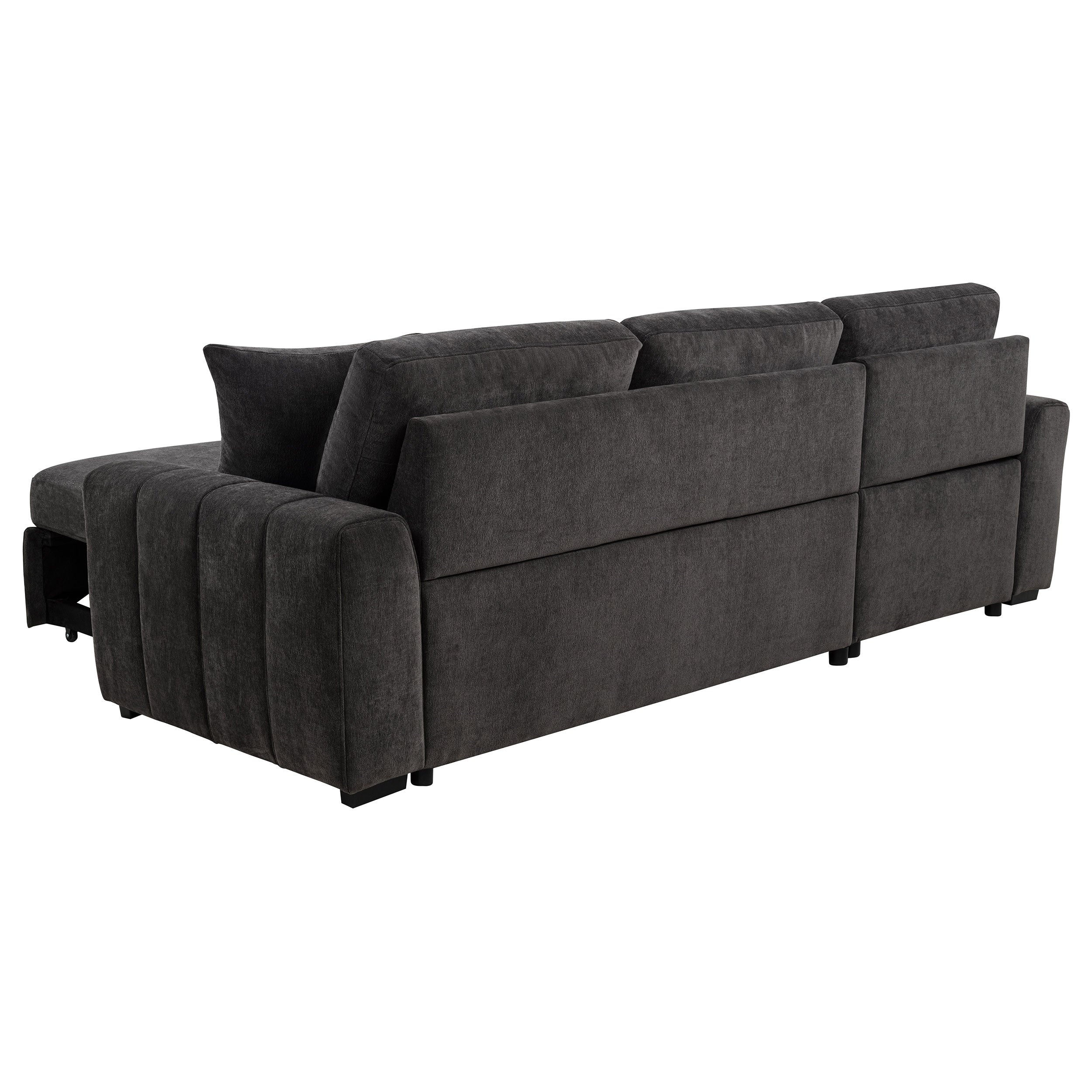 Pastrana Pull-Out Sleeper Sectional Sofa - Ideal Furniture (Fresno,CA)