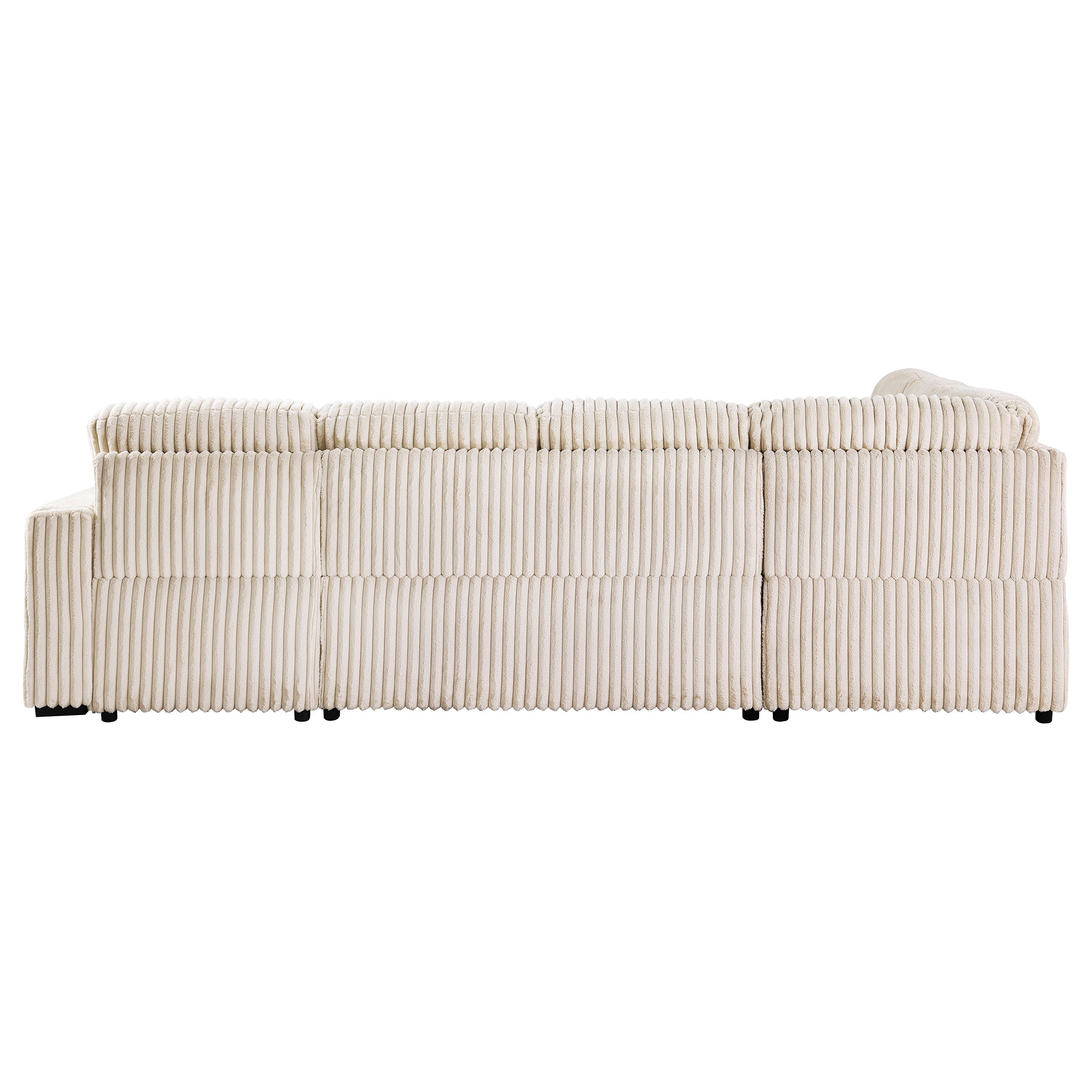 Devonshire Pull-Out Sleeper Sectional Sofa - Ideal Furniture (Fresno,CA)