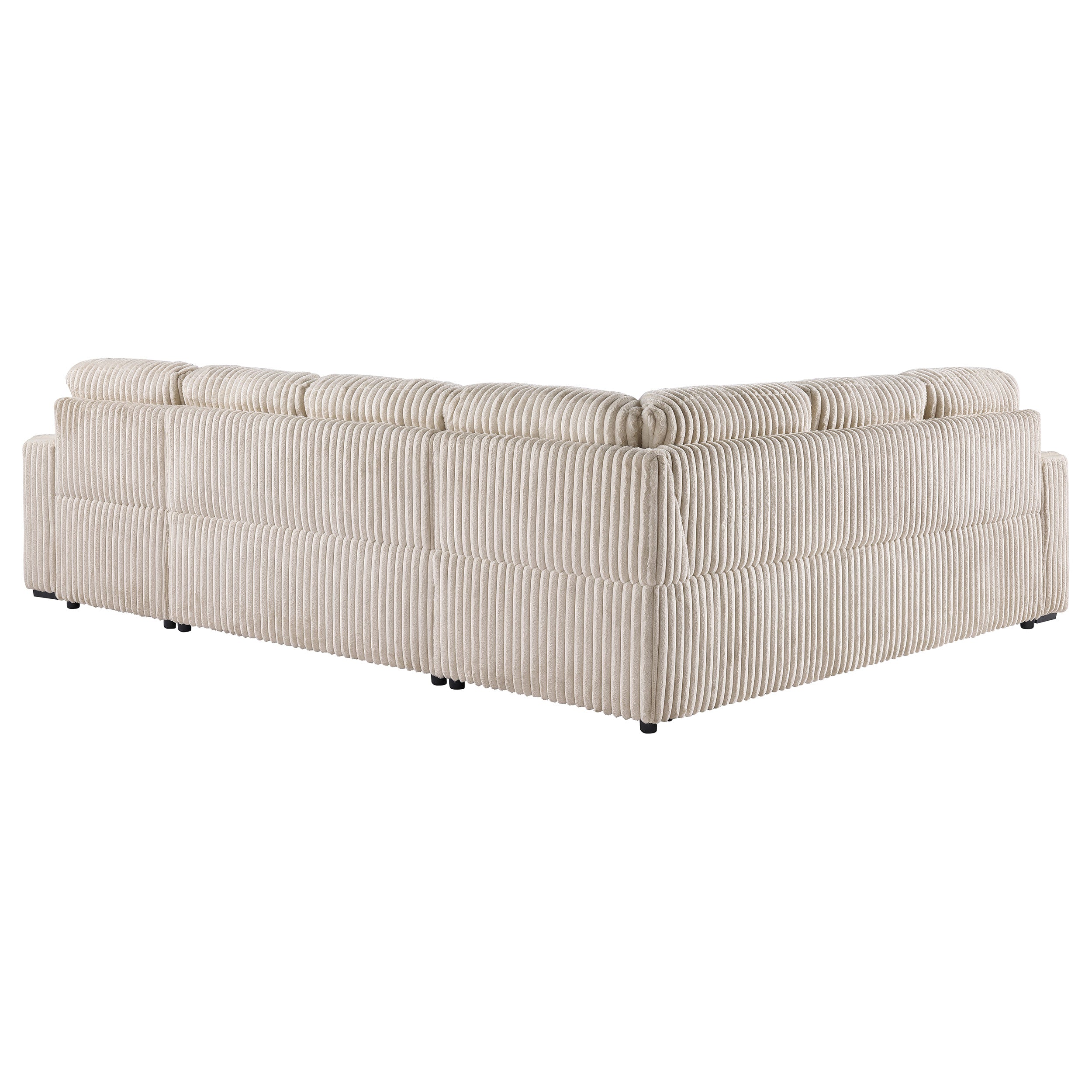 Devonshire Pull-Out Sleeper Sectional Sofa - Ideal Furniture (Fresno,CA)