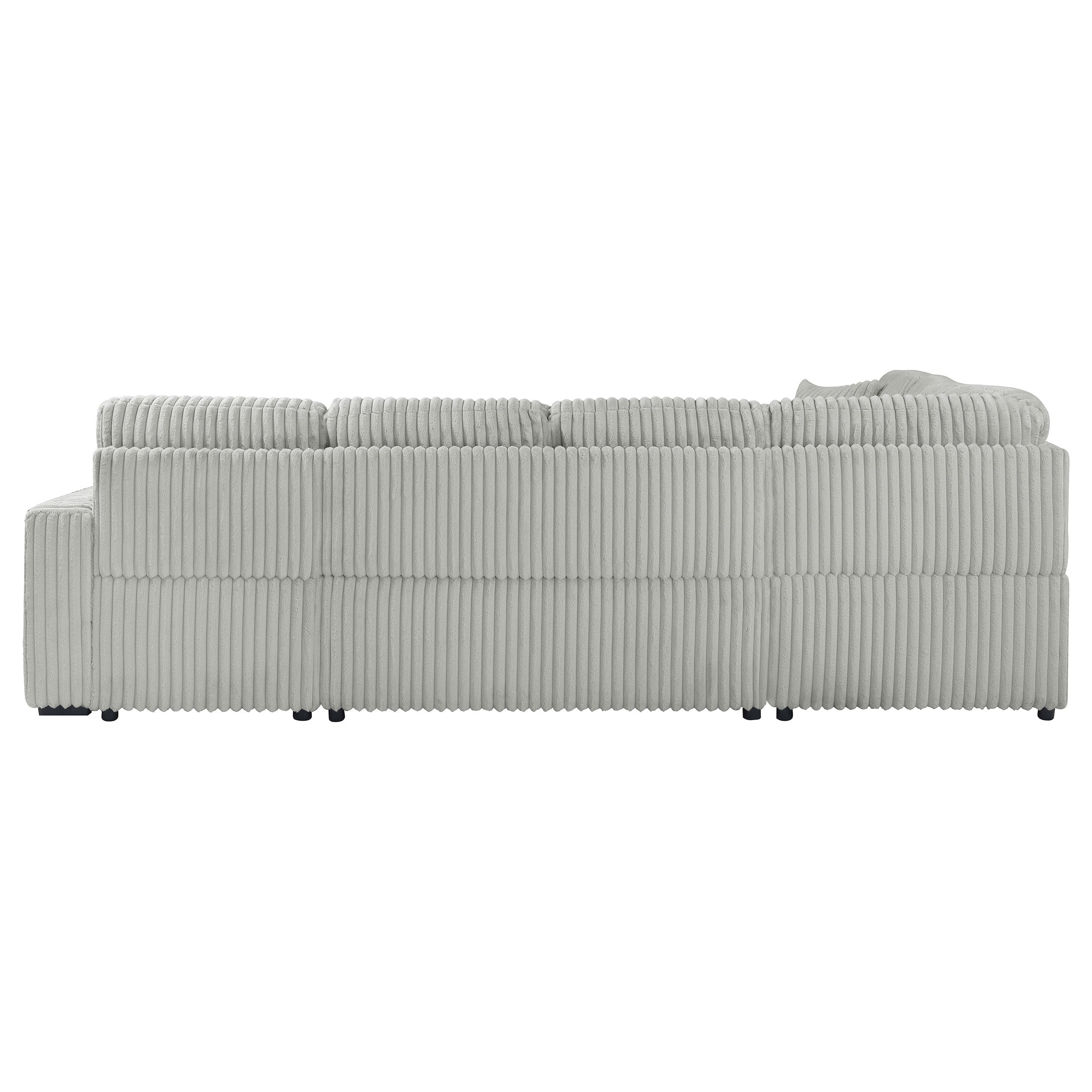 Devonshire Pull-Out Sleeper Sectional Sofa - Ideal Furniture (Fresno,CA)