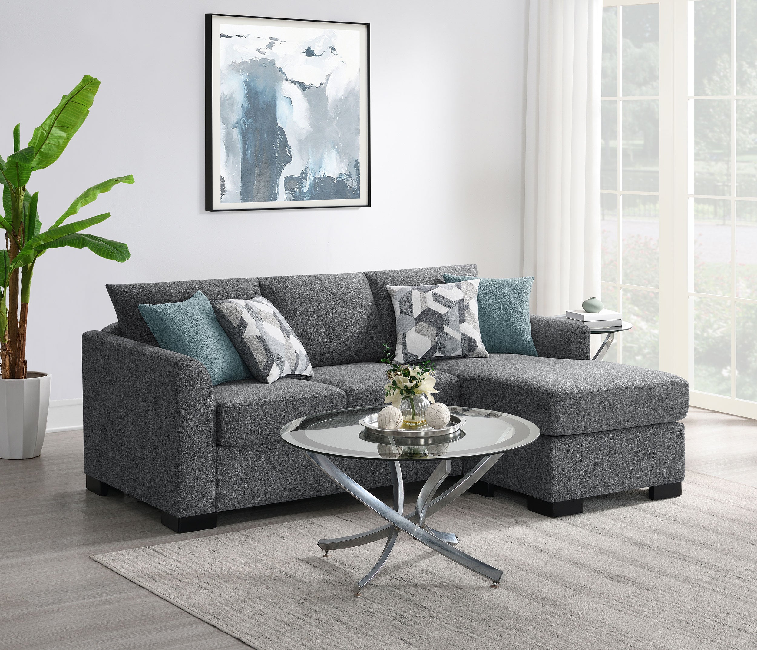 Storey Fold-Out Sleeper Sectional Sofa - Ideal Furniture (Fresno,CA)