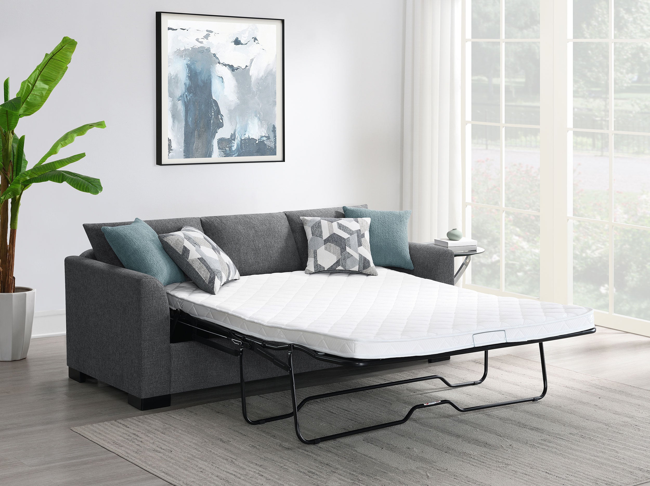 Storey Fold-Out Sleeper Sectional Sofa - Ideal Furniture (Fresno,CA)