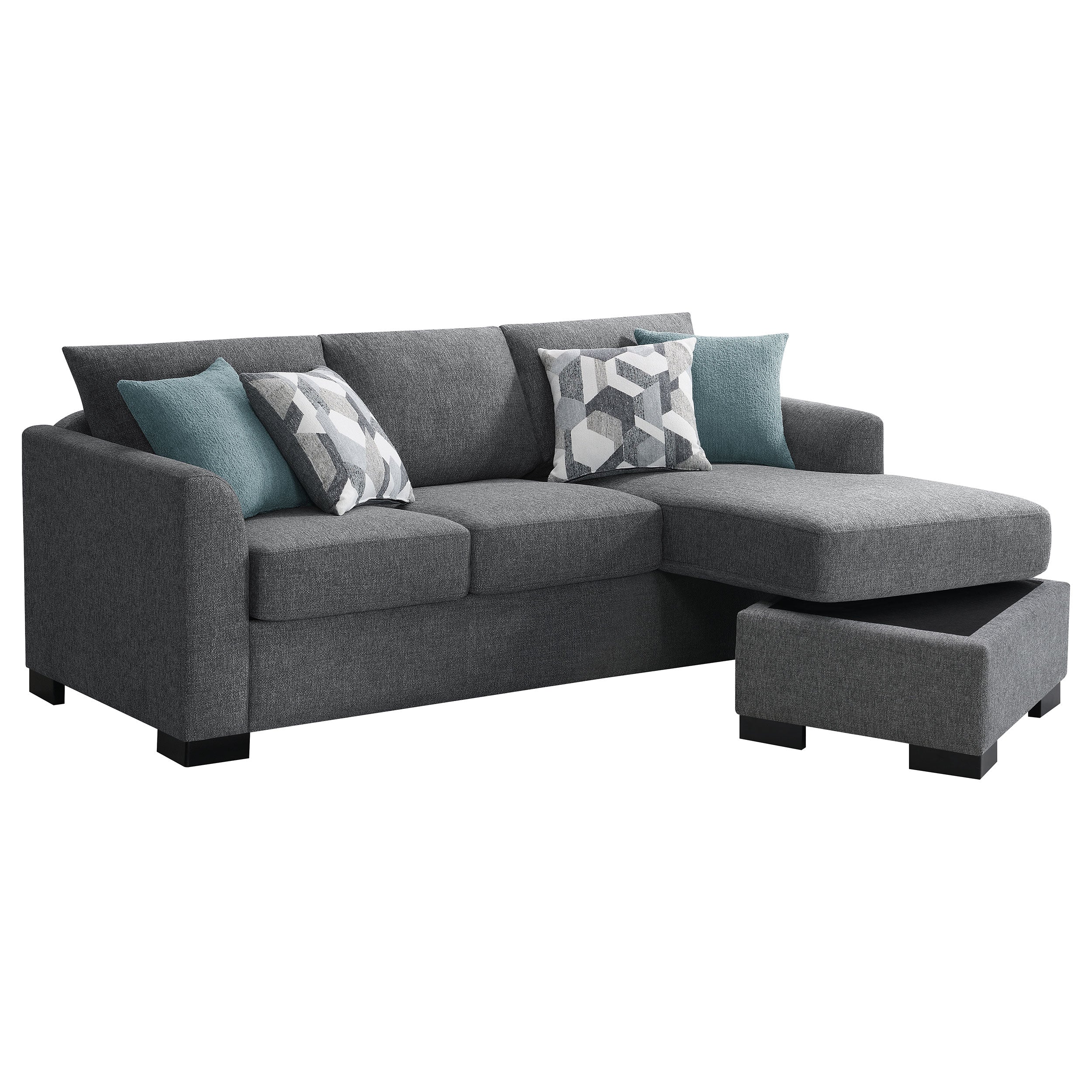 Storey Fold-Out Sleeper Sectional Sofa - Ideal Furniture (Fresno,CA)